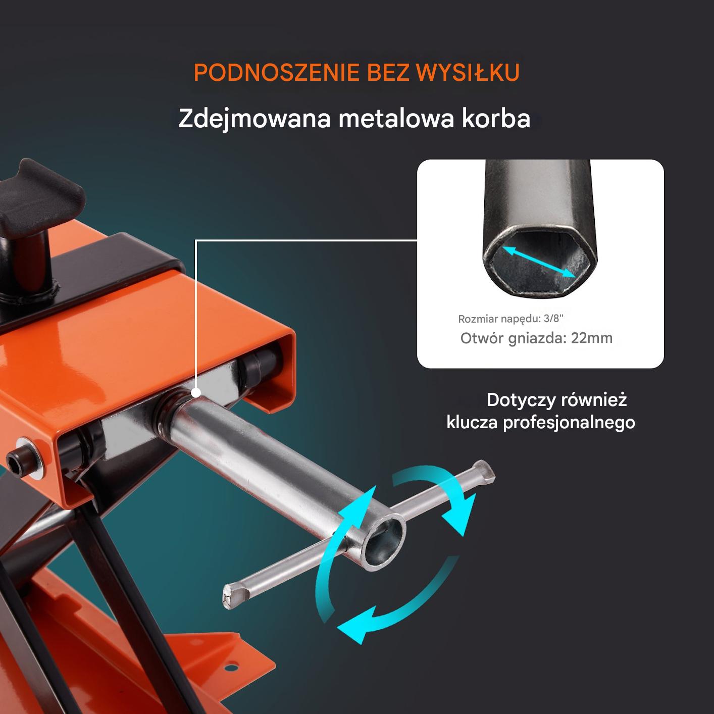 Podnośnik motocyklowy 500 kg do Motoru Motocykli - obrazek 5