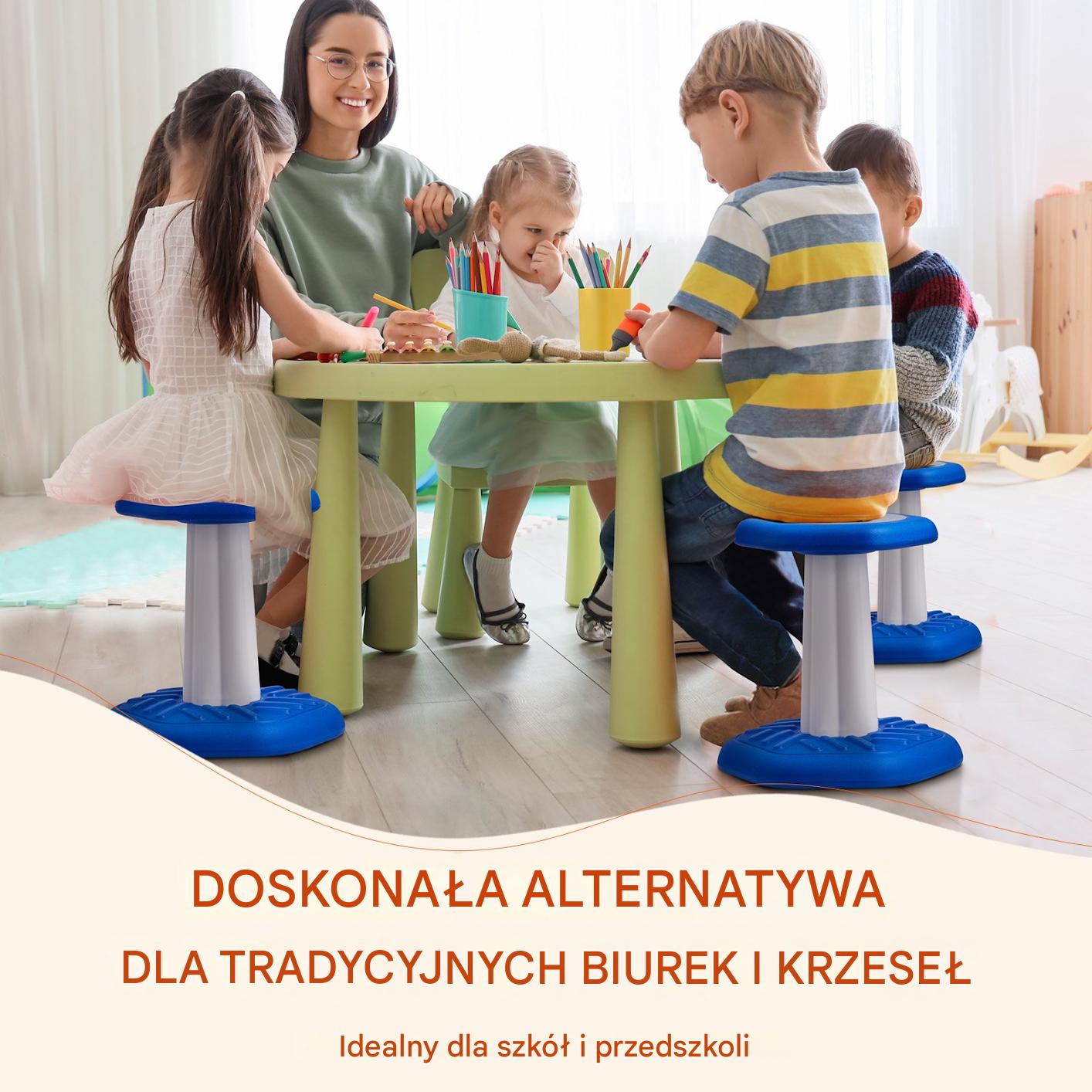 Krzesło aktywne dla dzieci bujak 3-7 lat poprawa koncentracji nauka - obrazek 6