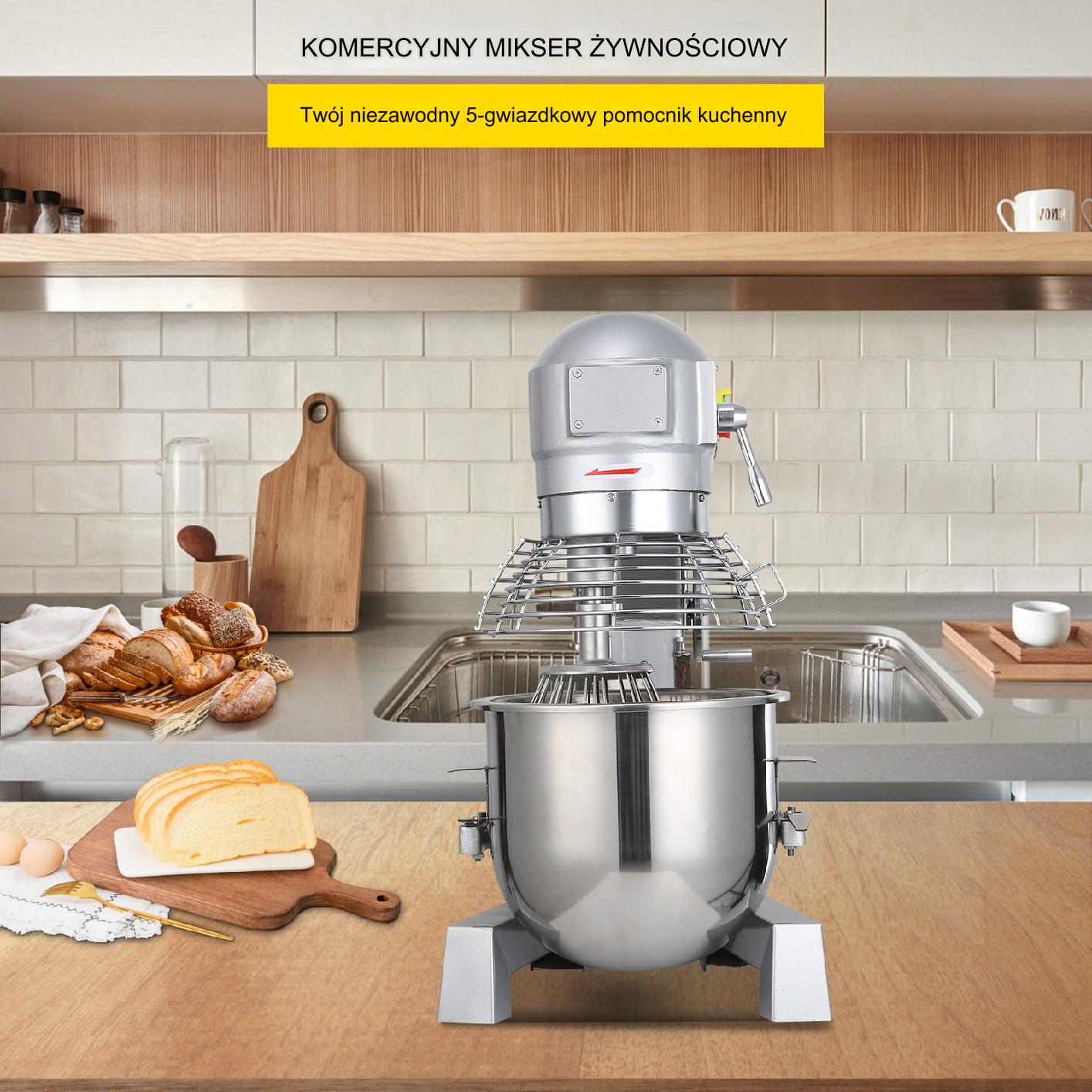 Robot kuchenny mikser planetarny gastronomiczny 10L 450 W - obrazek 7