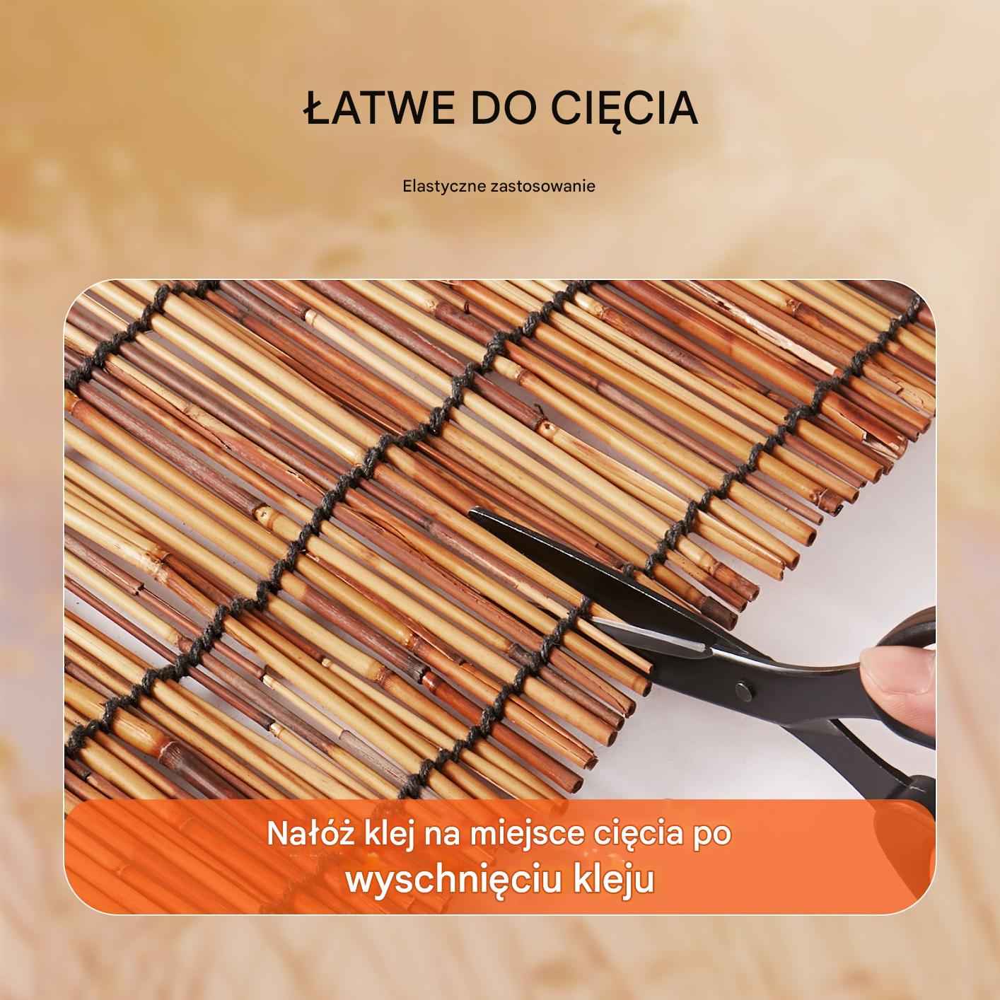 Mata trzcinowa na ogrodzenie 5 x 1,2 m dwie sztuki - obrazek 4