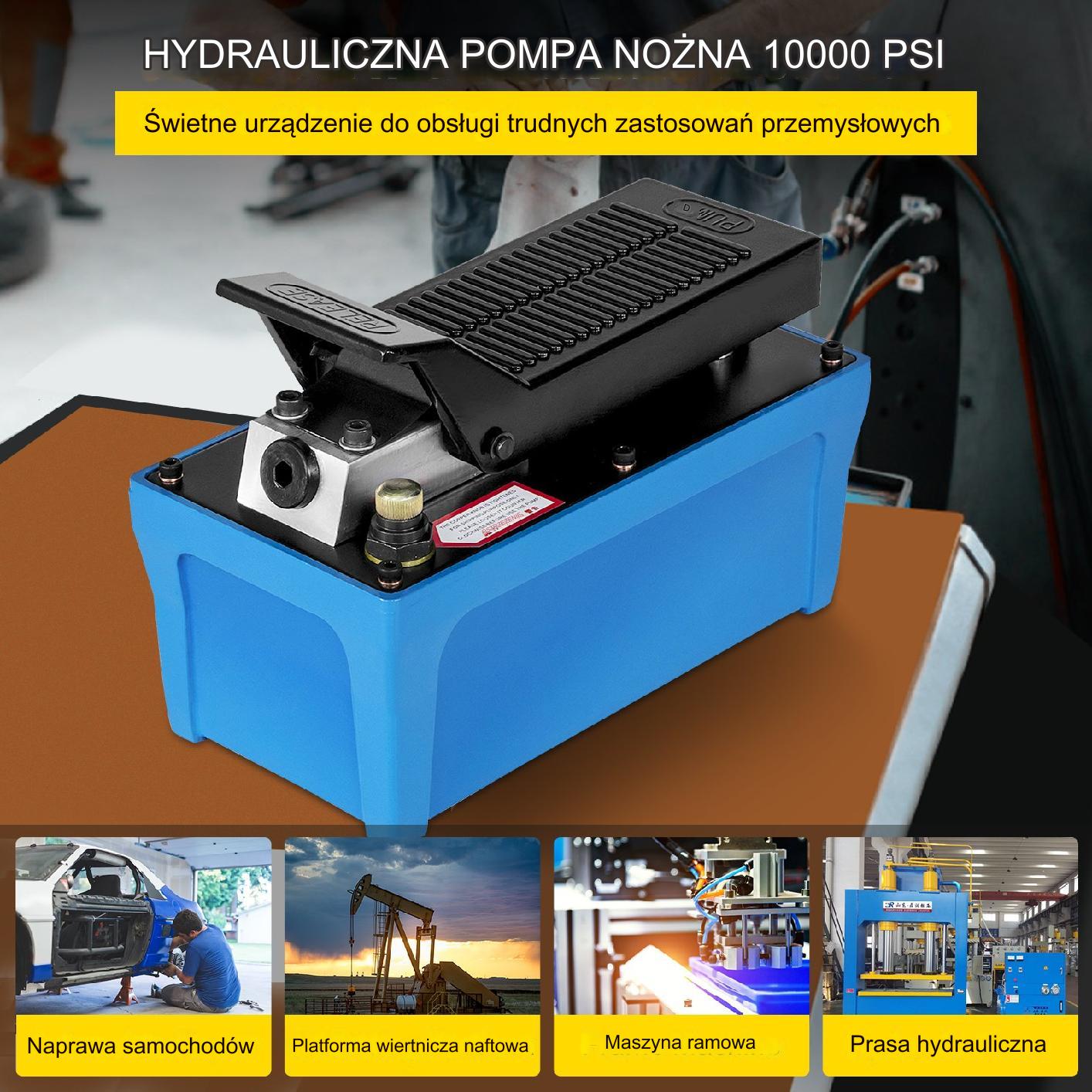Pneumatyczna pompa hydrauliczna 670 bar 1,8 m - obrazek 7