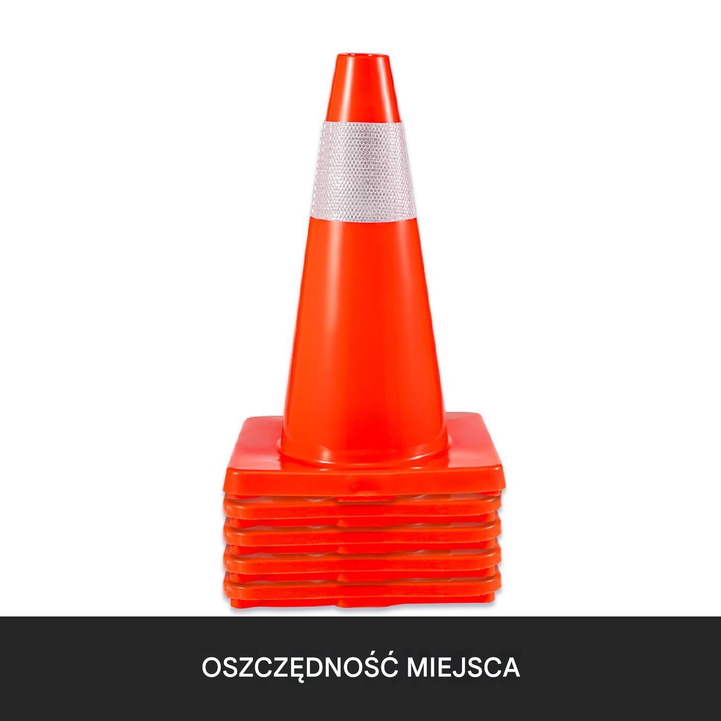 Pachołki Drogowe 46 cm 12 Sztuk - obrazek 4