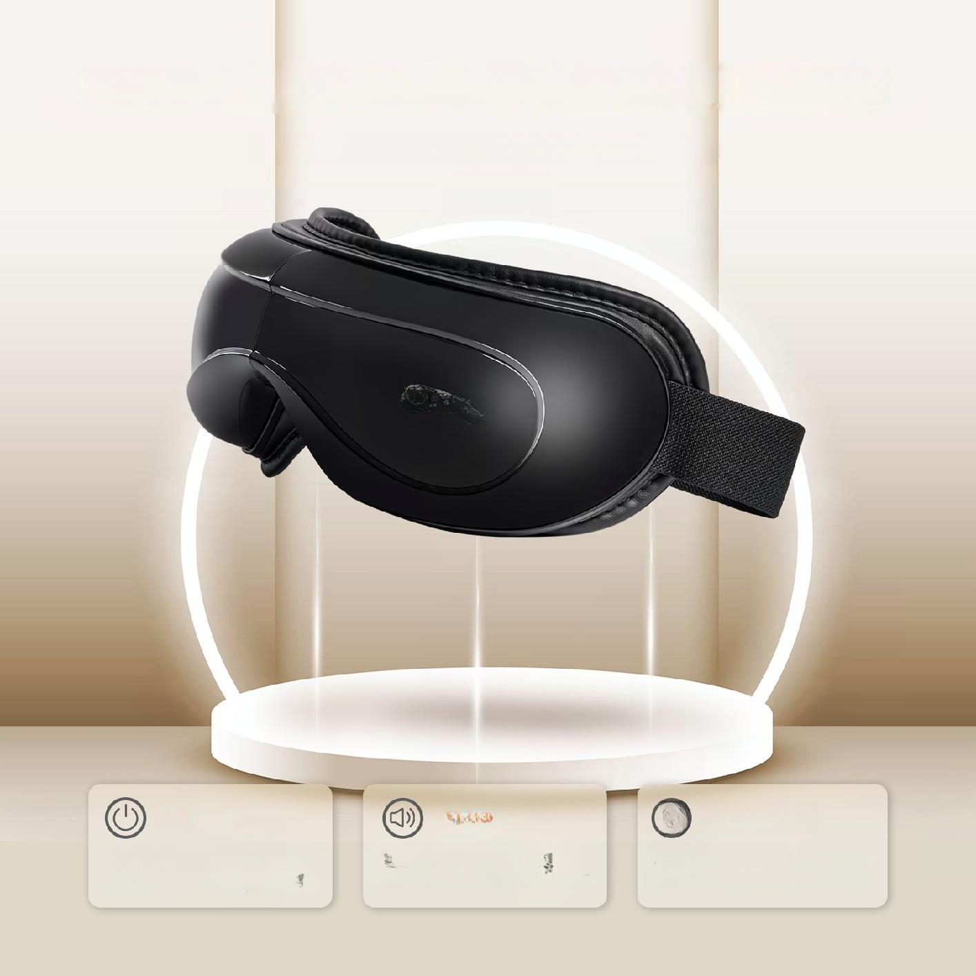 Masażer do oczu podgrzewany składany z muzyką Bluetooth - obrazek 3