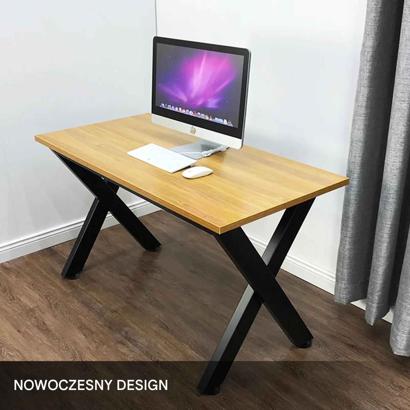 Nogi do stołu lawy biurka stolika metalowe loftowe 2 sztuki 72 x 60 cm - obrazek 7