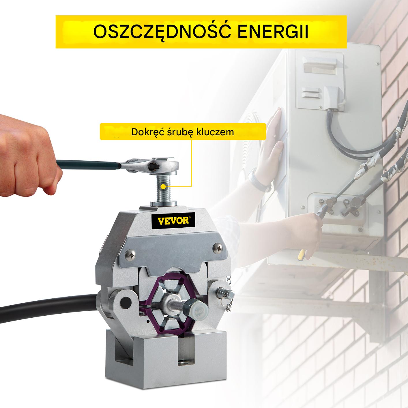 Zakuwarka, zaciskarka węży przewodów klimatyzacji - obrazek 4