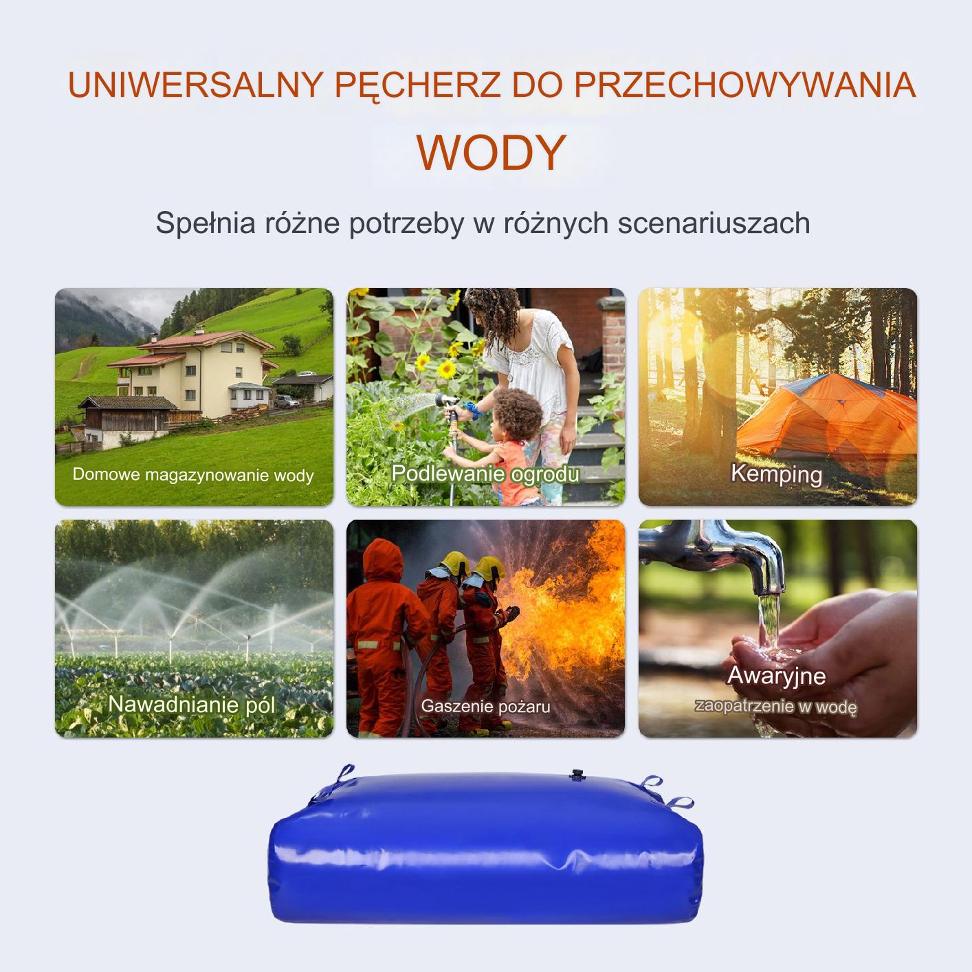 Przenośny Zbiornik Na Wodę 400 L - obrazek 5