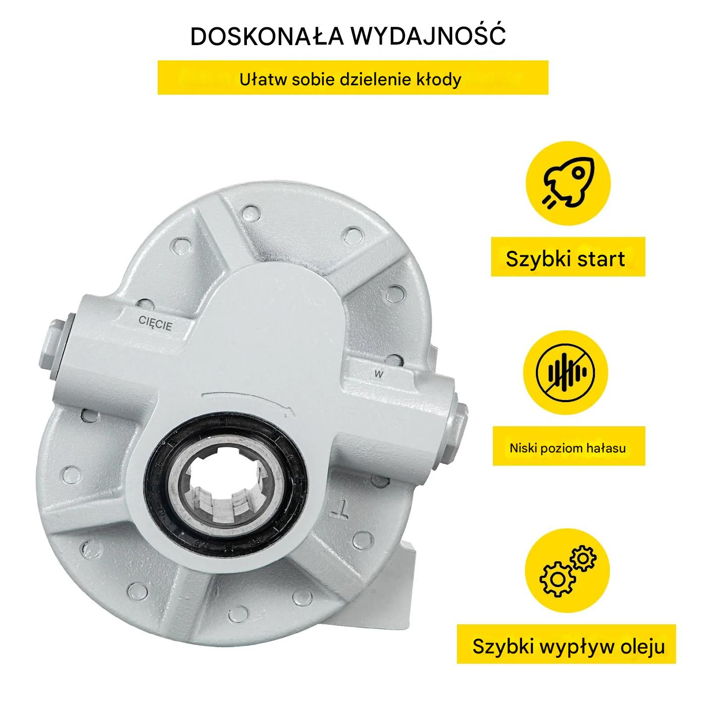 Pompa hydrauliczna 21 GPM 2250 PSI SAE12 do łuparki i przyczep - obrazek 7