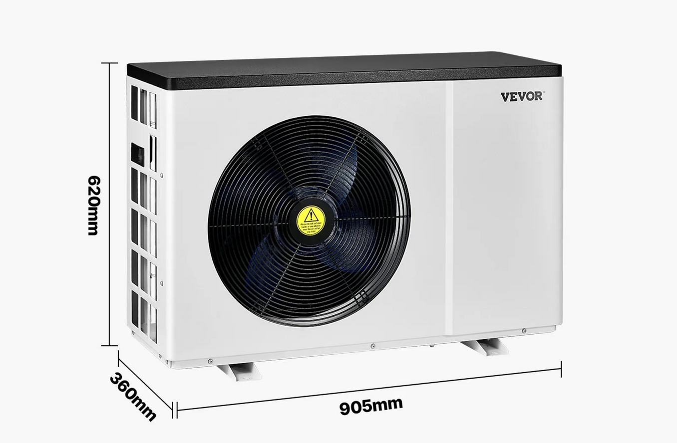 Pompa ciepła basenowa energooszczędna 1,5–7,1 kW inwerter do basenu - obrazek 2