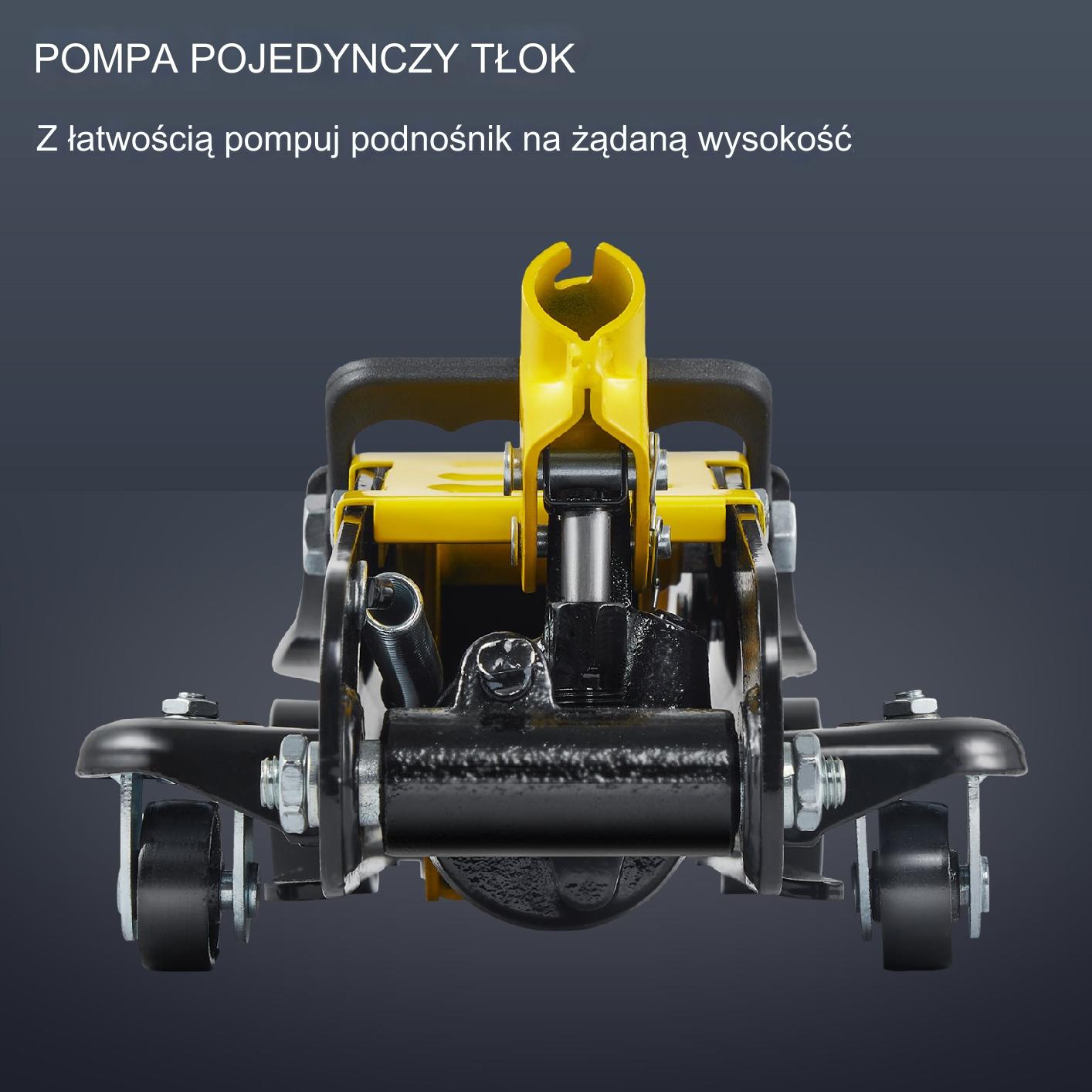 Podnośnik Hydrauliczny Niskoprofilowy Lewarek Żaba 2.5 T - obrazek 3