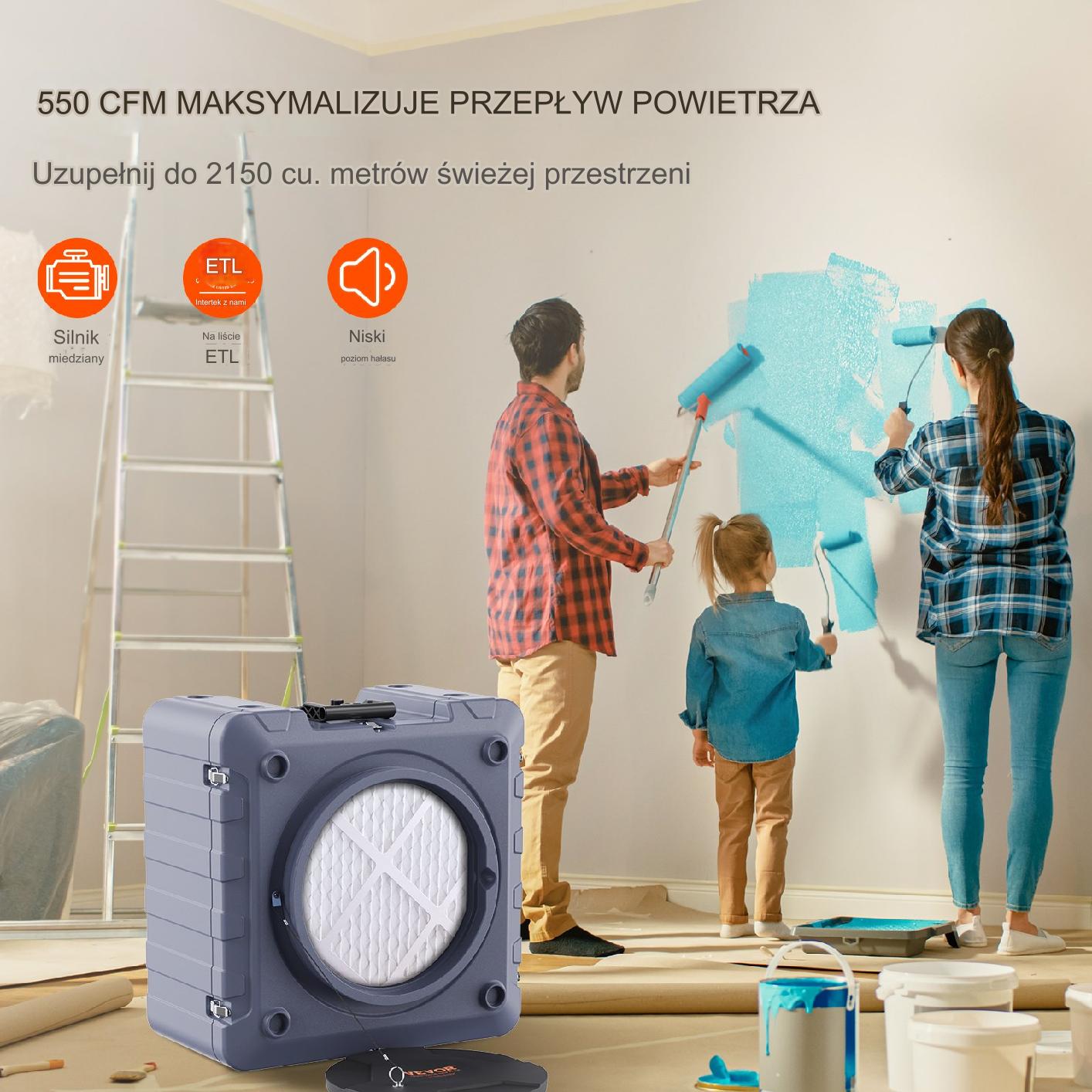 Oczyszczacz Powietrza 550 CFM - obrazek 3