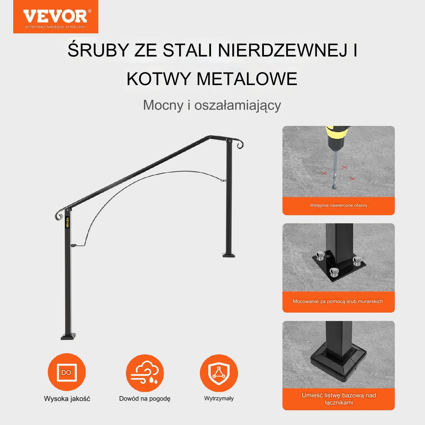 Poręcz Balustrady na 4-5 Schodki - obrazek 7