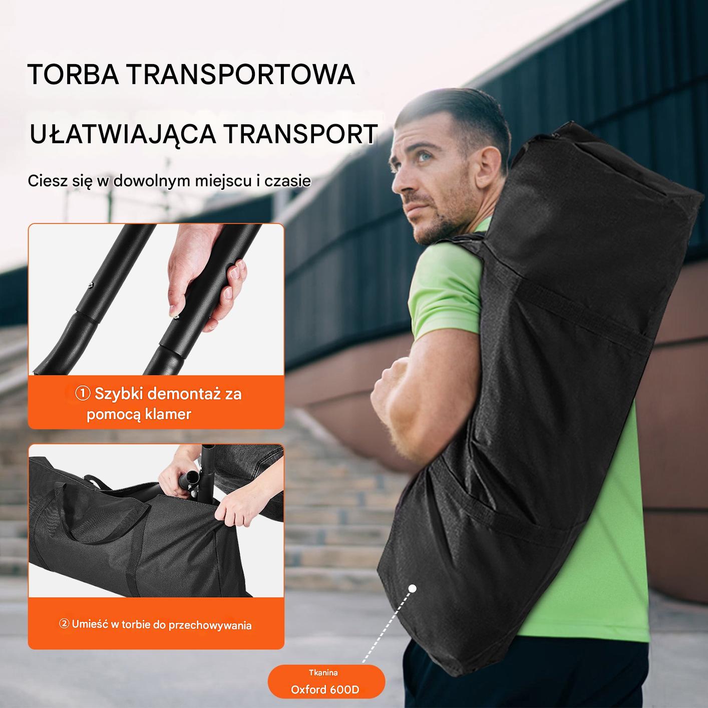 Stojak Stalowy do Hamaka 204 kg – Uniwersalna Rama na Hamak 2,1–3,9 m - obrazek 6