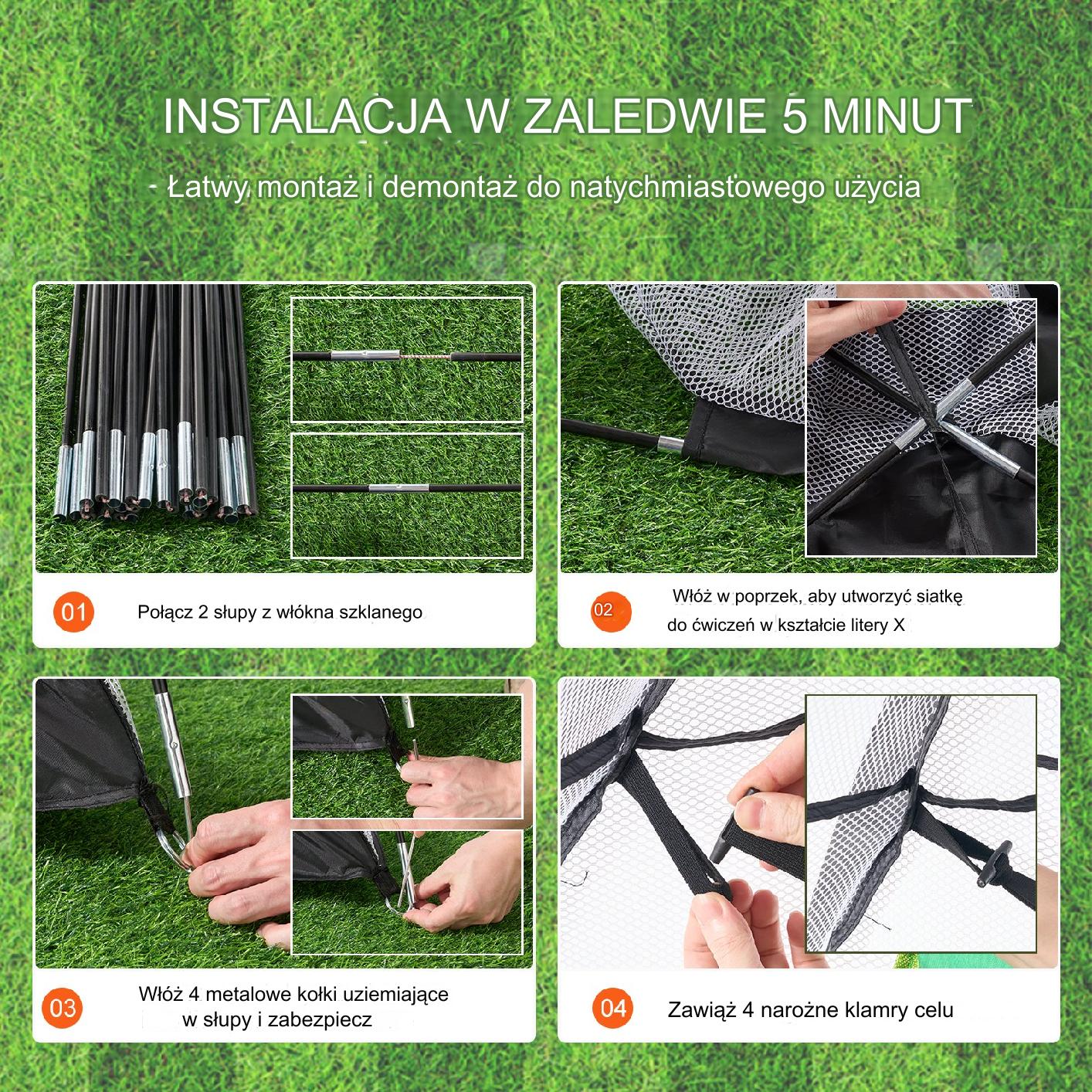 Siatka Golfowa Czarna - obrazek 4