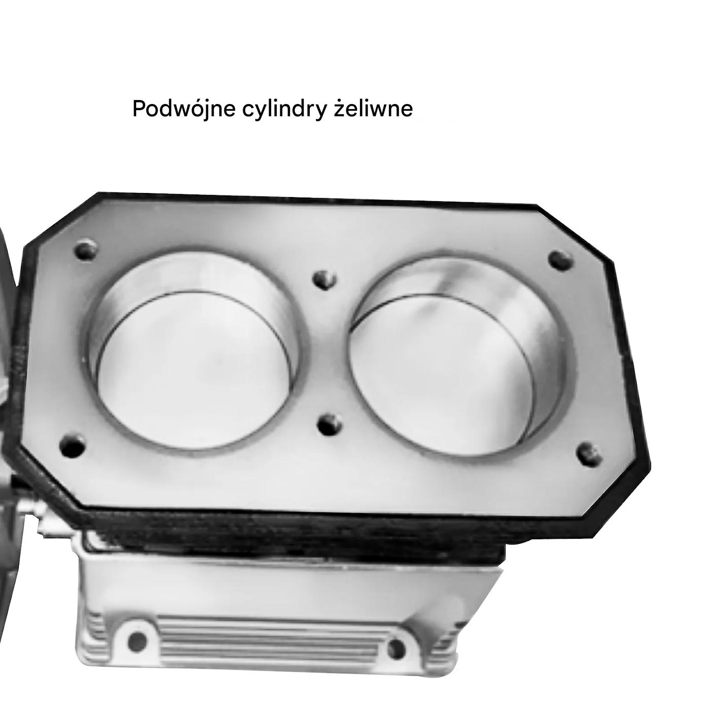 Głowica kompresora 3KM 160PSI aluminiowa sprężarka tłokowa chłodzona - obrazek 4