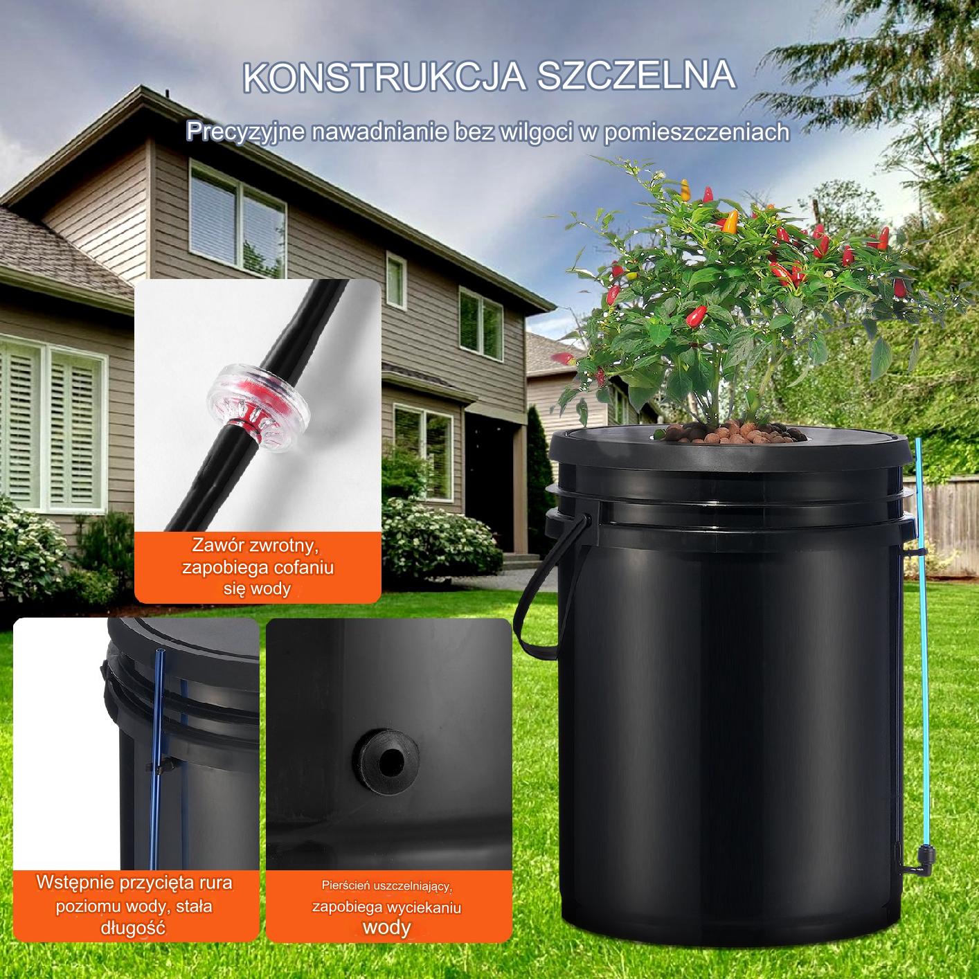 System do Uprawy Hydroponicznej 4 Doniczki x 20 L - obrazek 4