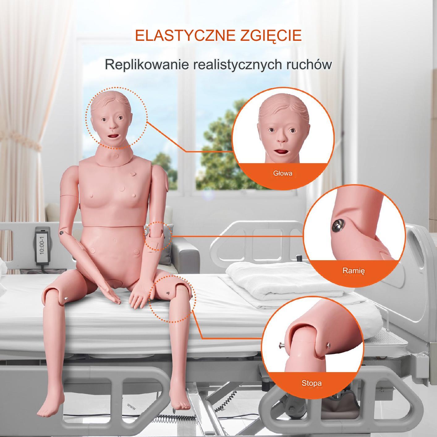 Manekin medyczny opieki Fantom medyczny kobieta - obrazek 5