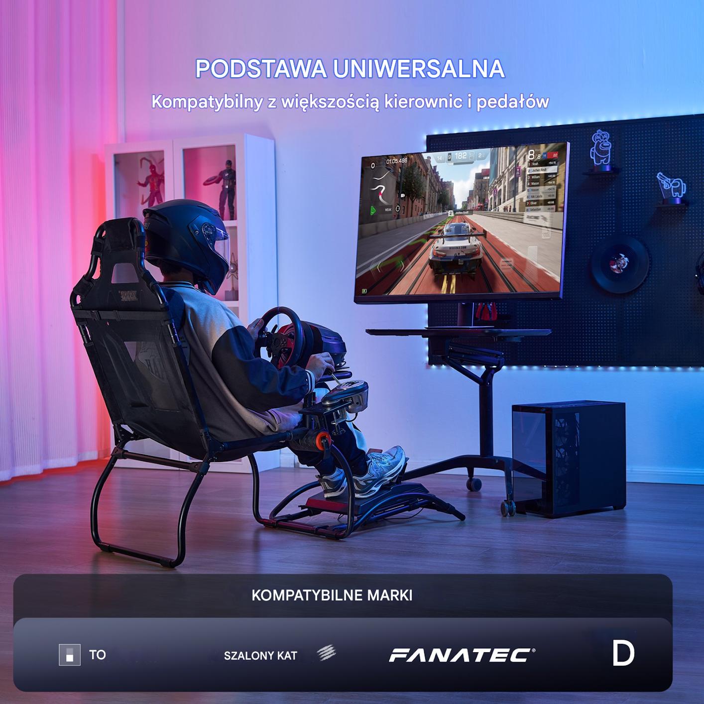 Stojak gamingowy pod kierownicę Stojak symulatora wyścigowego G923/G920/G29 - obrazek 7