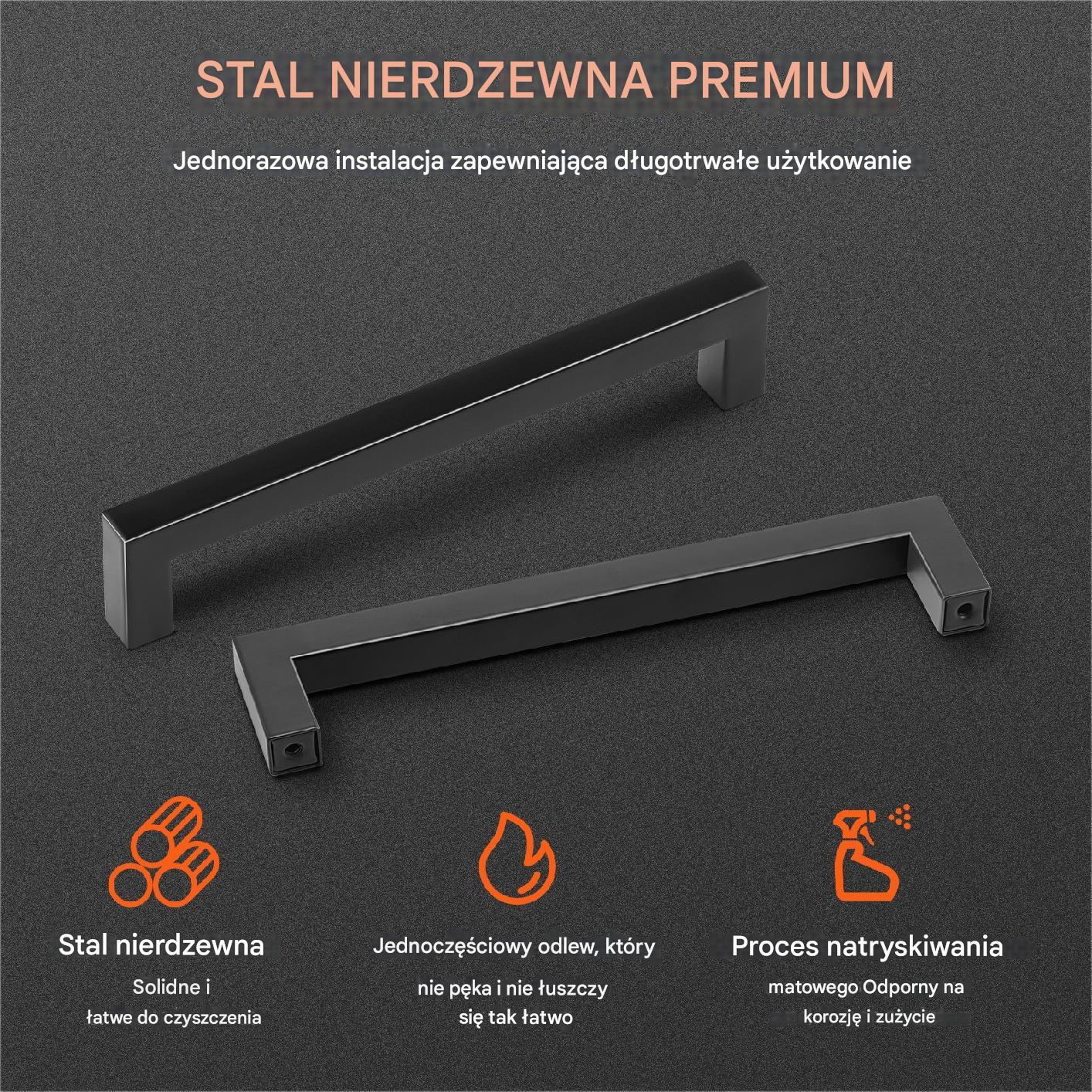 Uchwyty meblowe Zestaw 30 uchwytów do szafek i szuflad 128 mm - obrazek 4