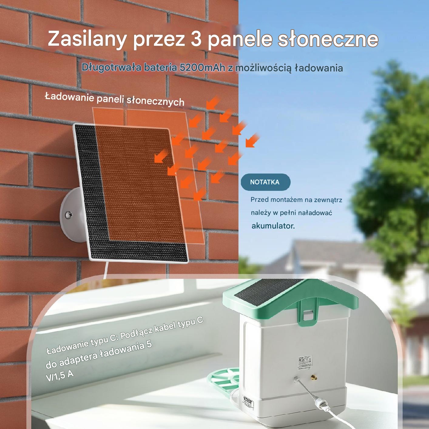 Karmnik z kamerą AI solarny rozpoznaje ptaki smart wifi dla ornitologa - obrazek 5