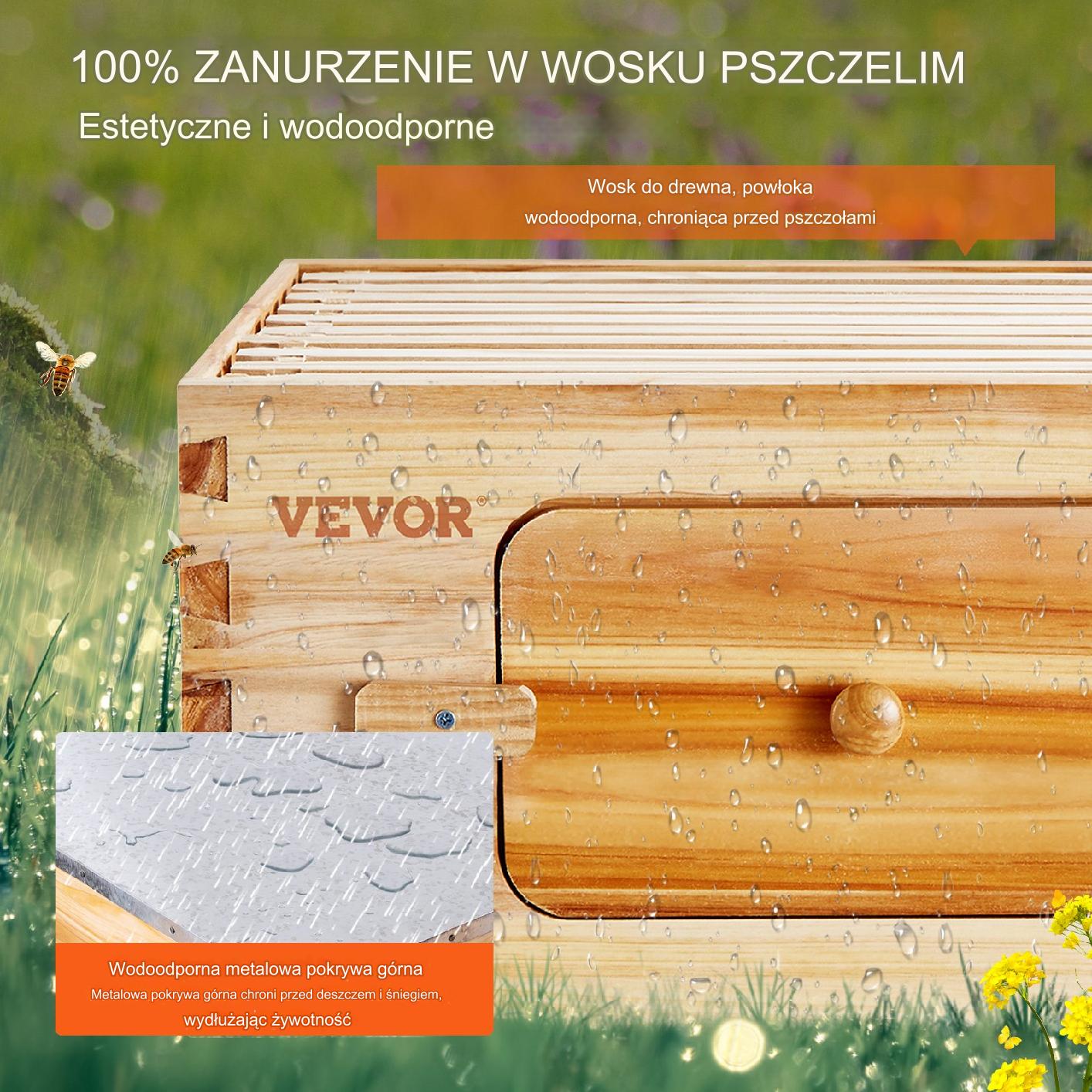 Ul Drewniany 2 Głębokie + Średni 30 Ramek - obrazek 3