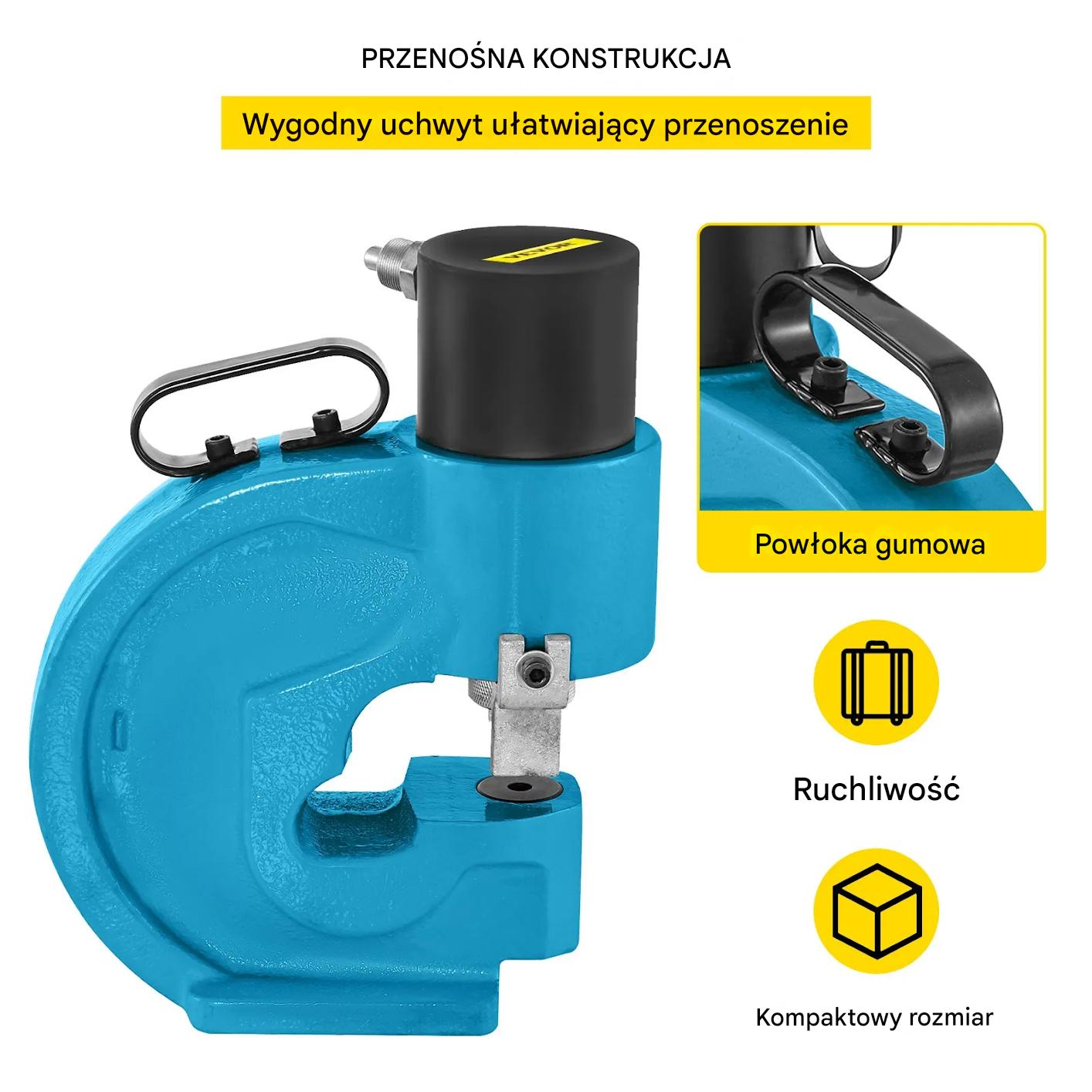 Hydrauliczny dziurkacz wycinak do szyn 35T CH-70 – pompa elektryczna - obrazek 7