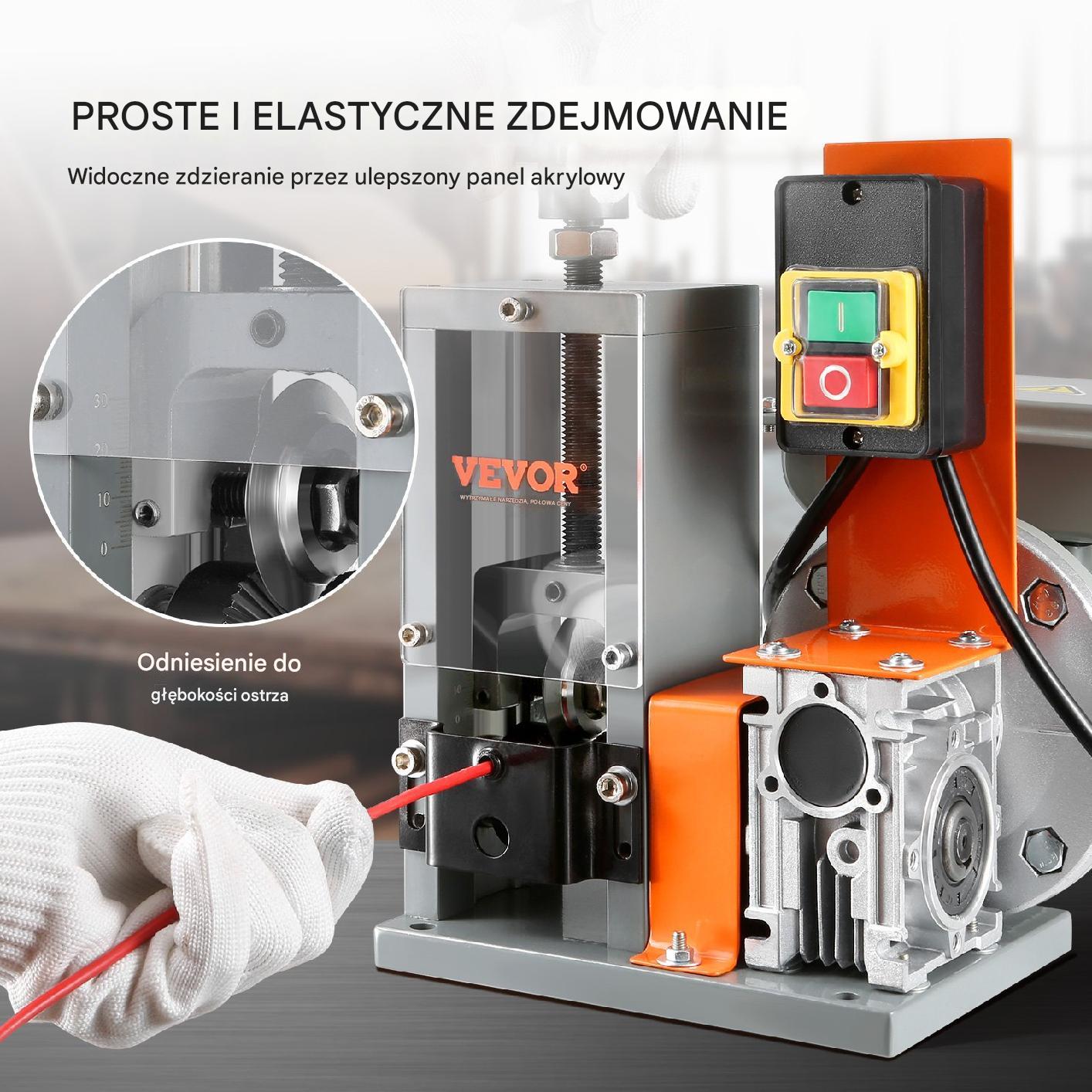Automatyczna Maszyna do Zdejmowania Izolacji 180 W - obrazek 3