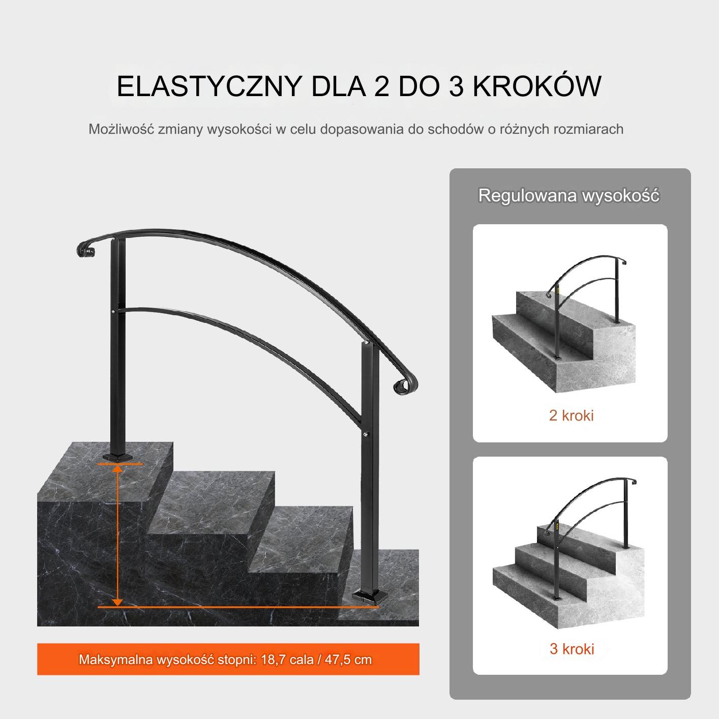 Poręcz Balustrady na 3 Schodki - obrazek 4
