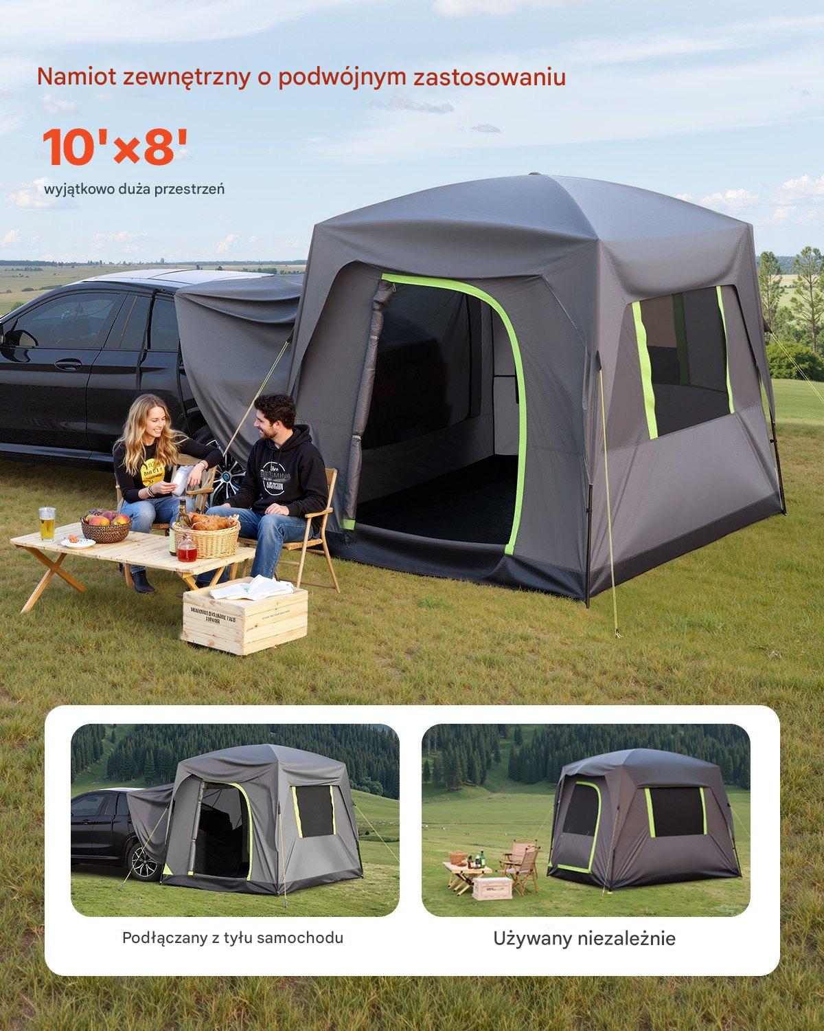 Namiot Samochodowy Campingowy SUV Wodoszczelny 5-8 osób 250x310 cm - obrazek 2