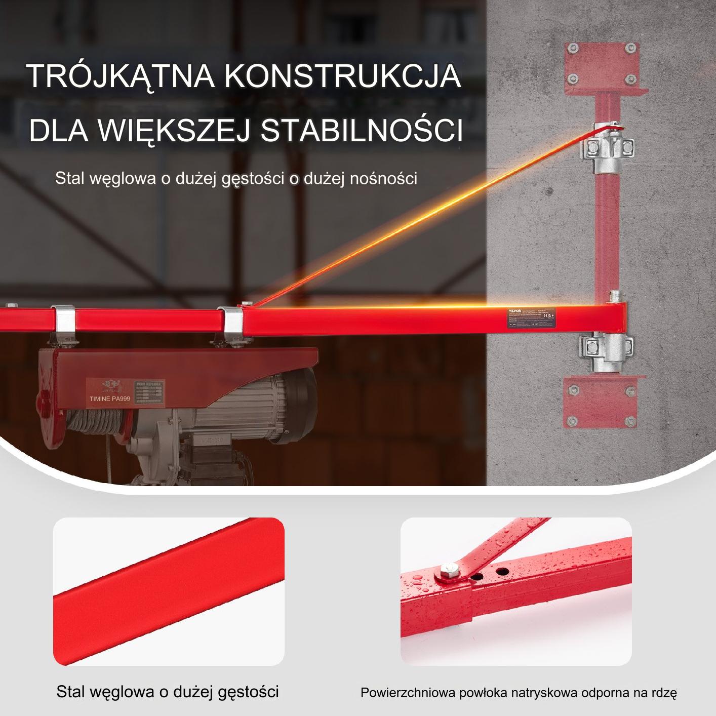 Ramię do Wciągarki Elektrycznej 600 kg - obrazek 6