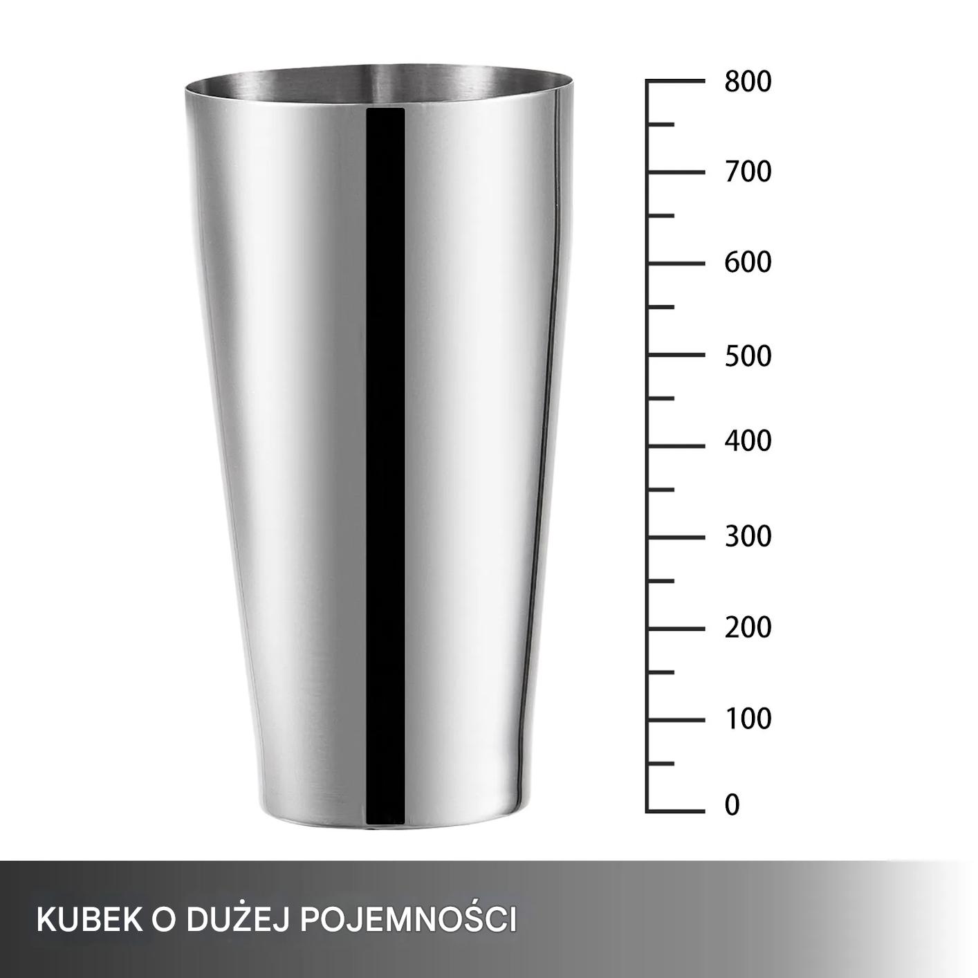 Koktajler spieniacz do koktajli mleka 800ml 180W - obrazek 7