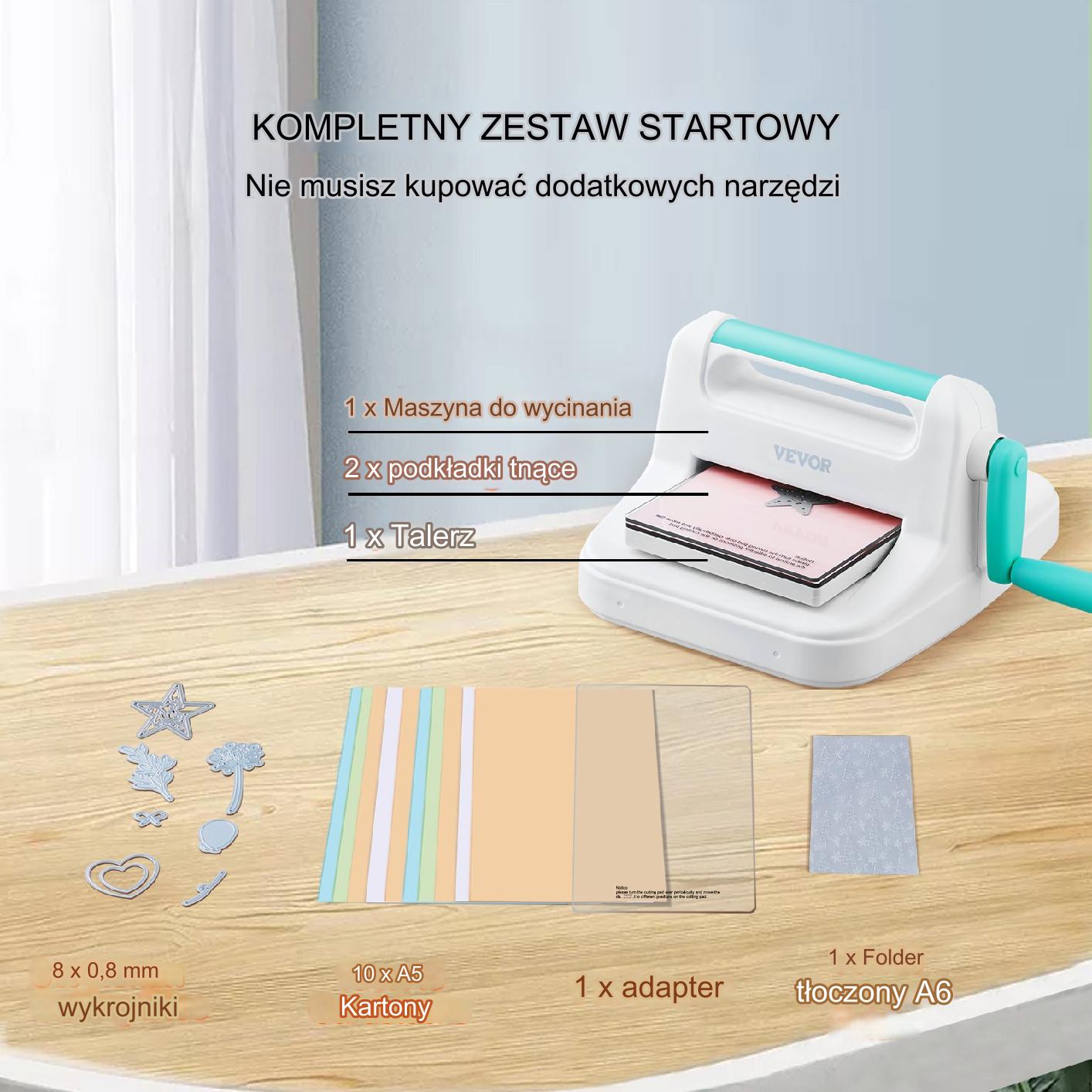 Dziurkacz Ozdobny do Papieru Maszyna do Wycinania i Tłoczenia – 160 mm - obrazek 6