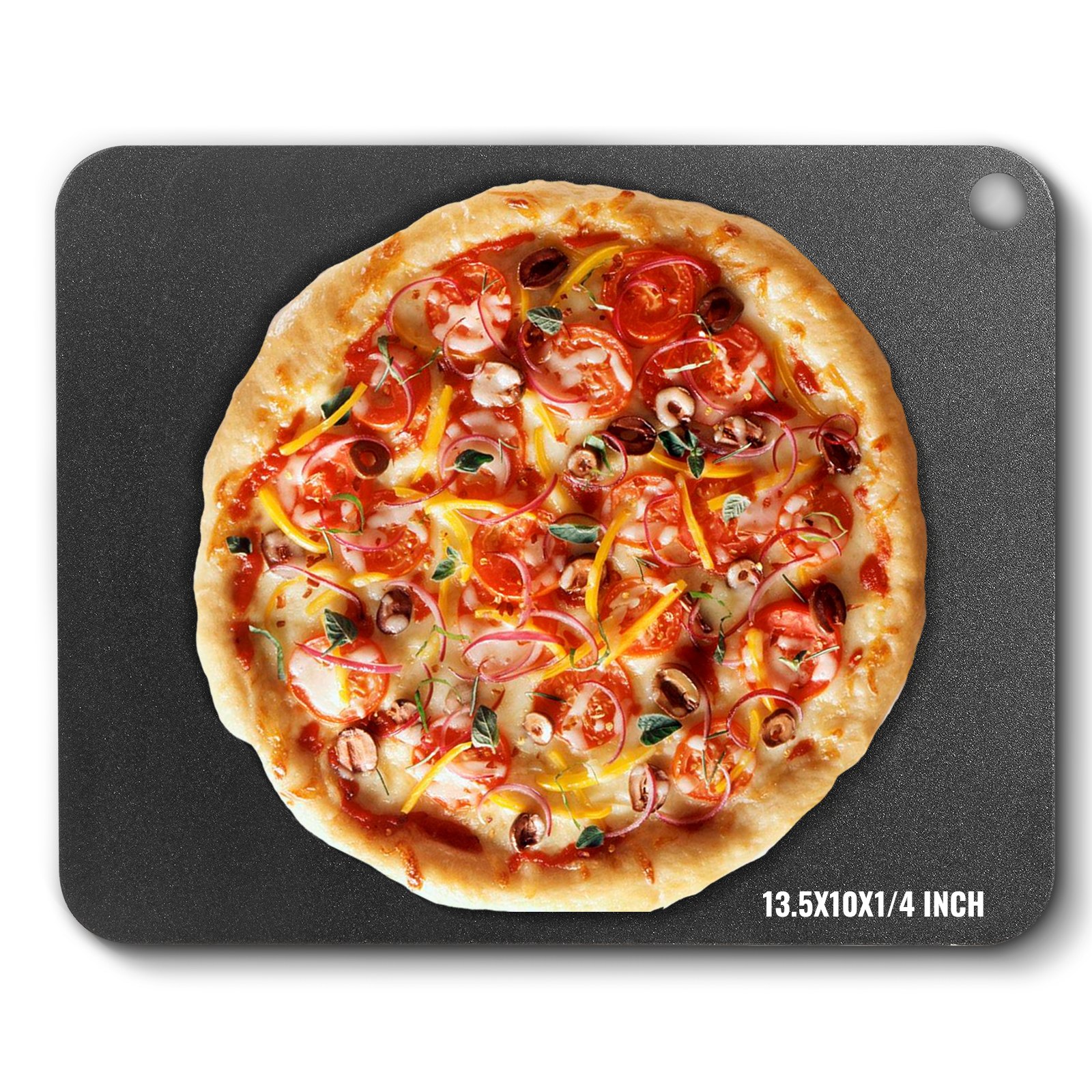 Stalowy Kamień Stal do Pizzy 340 x 250 x 6 mm