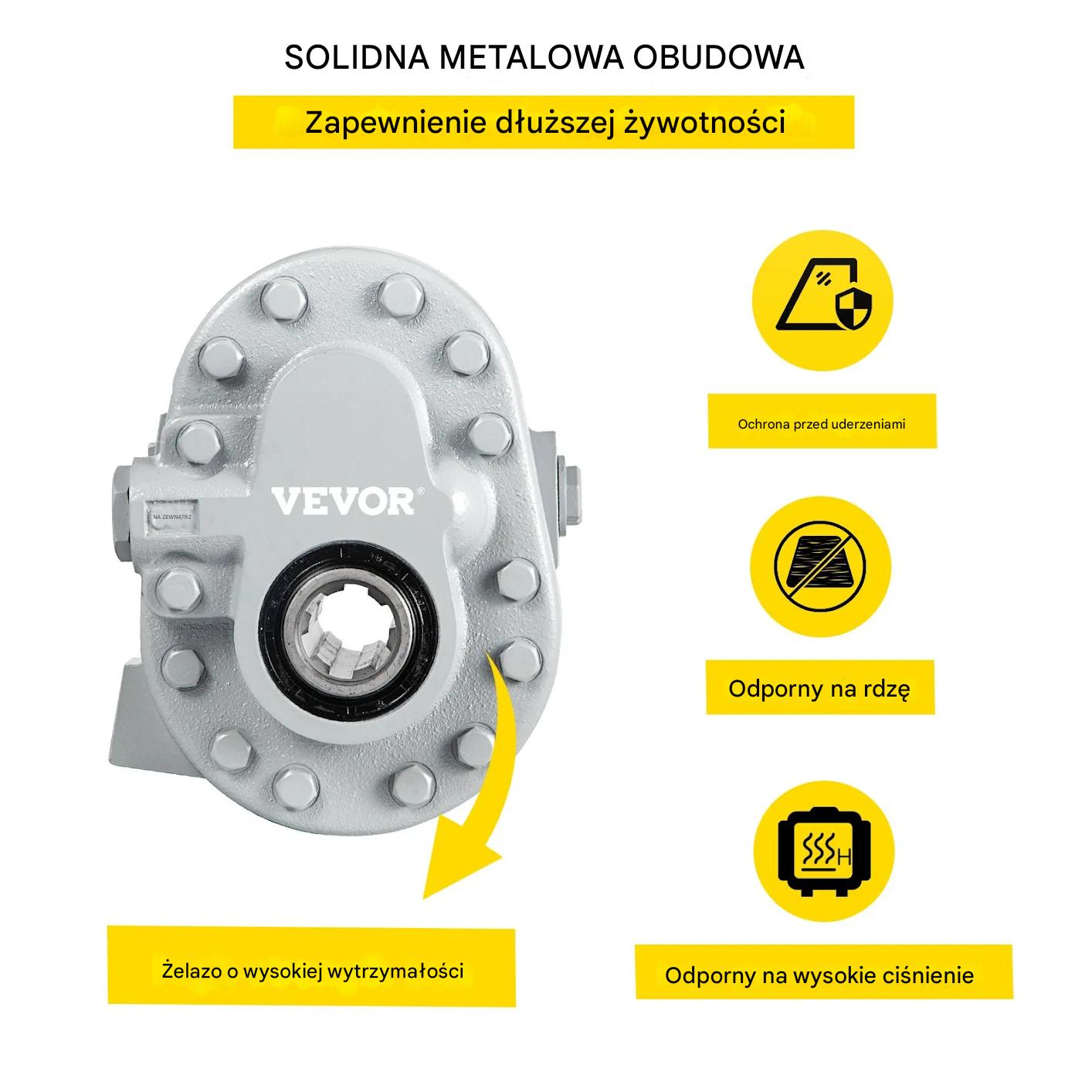 Pompa hydrauliczna 21 GPM 2250 PSI SAE12 do łuparki i przyczep - obrazek 6