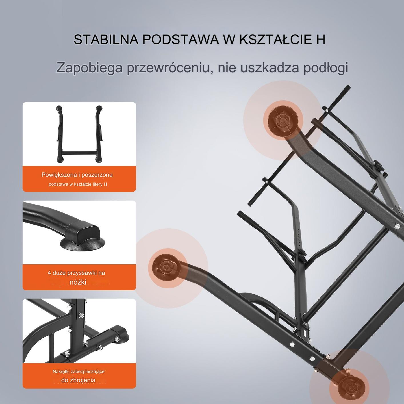 10-Poziomowy Drążek do Podciągania - obrazek 4
