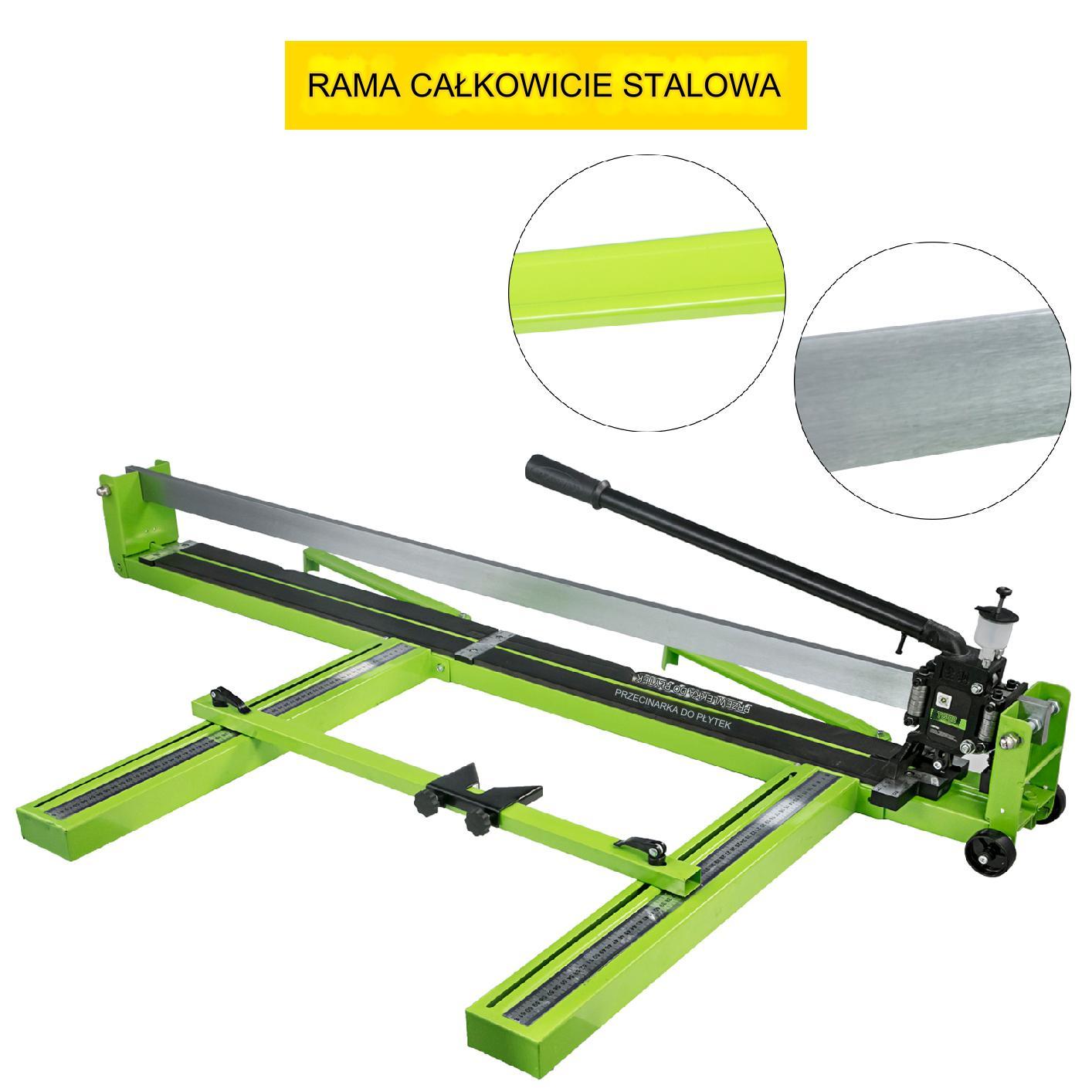 Gilotyna do cięcia płytek glazury 1200 mm ręczna przecinarka precyzyjna - obrazek 8