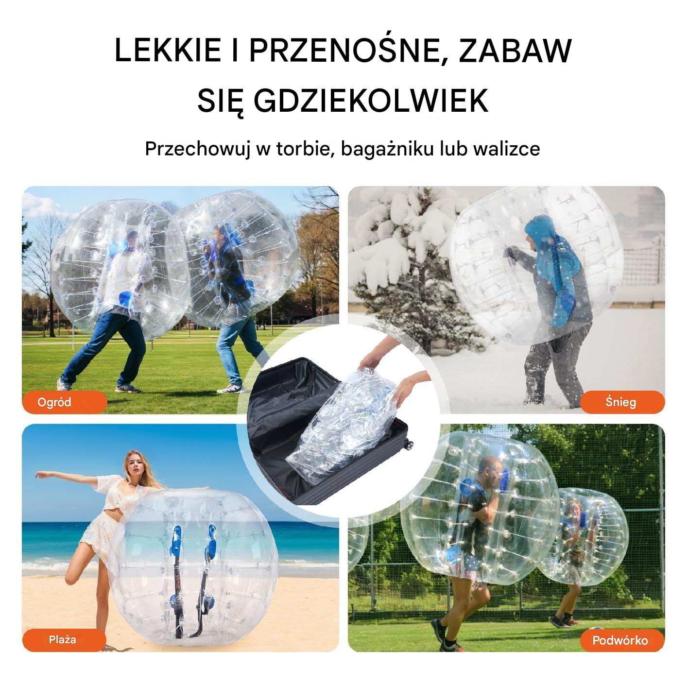 Piłka do Zabawy Przeźroczysta Nadmuchiwana - obrazek 6