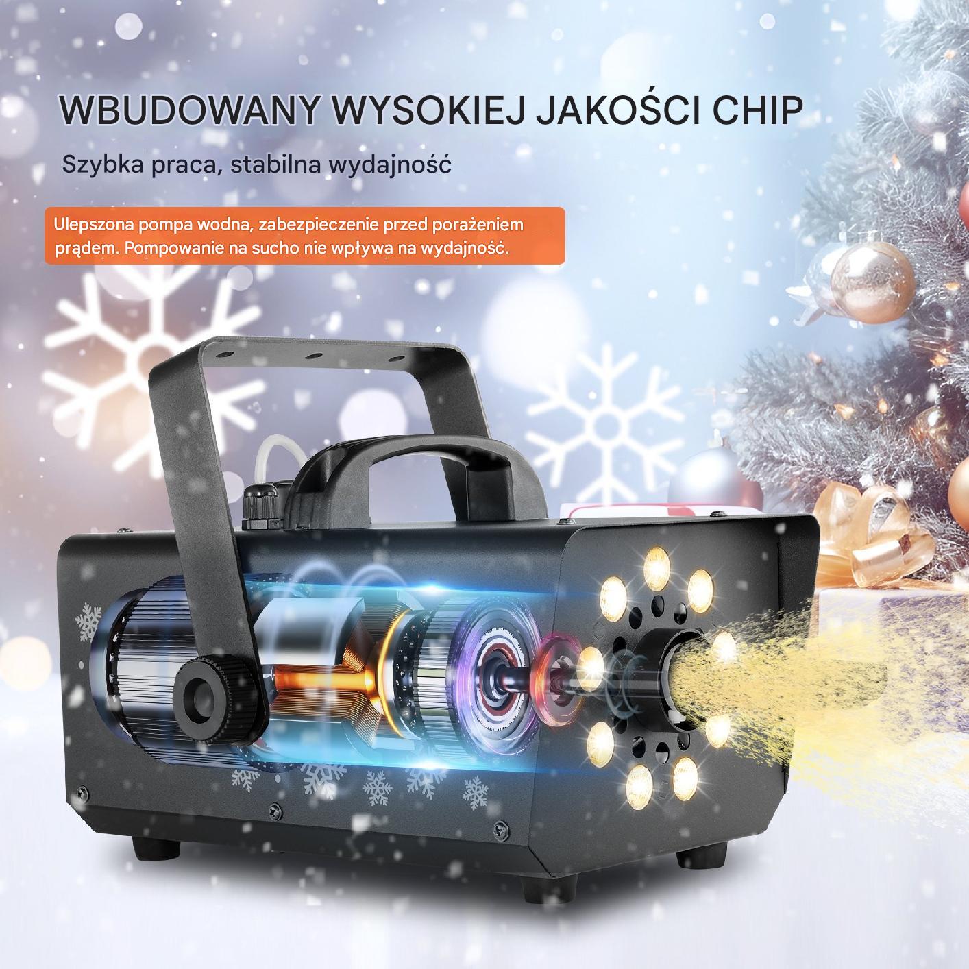 Wytwornica śniegu z pilotem 800 W - obrazek 7