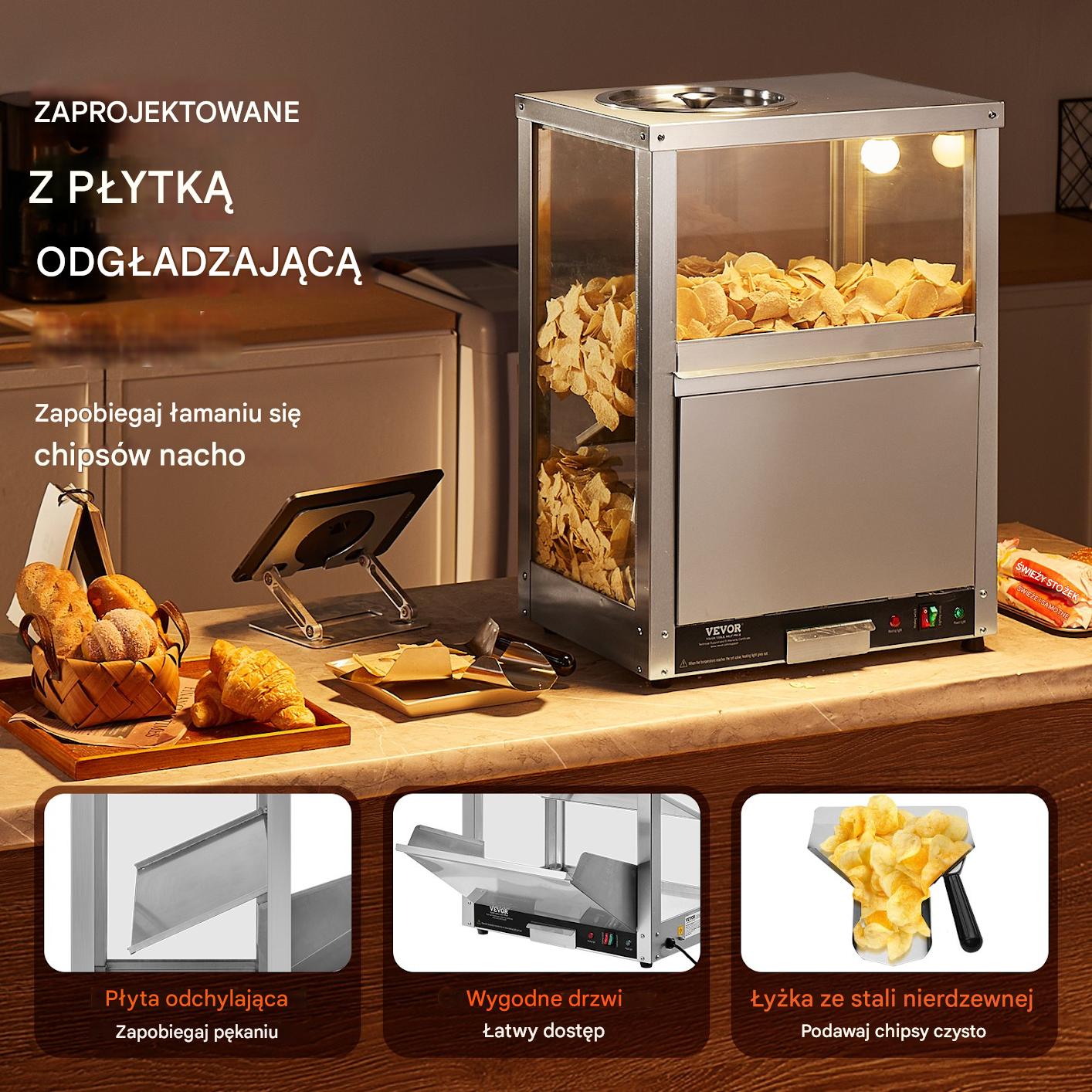 Podgrzewacz do Nachos Popcornu 80L - obrazek 4