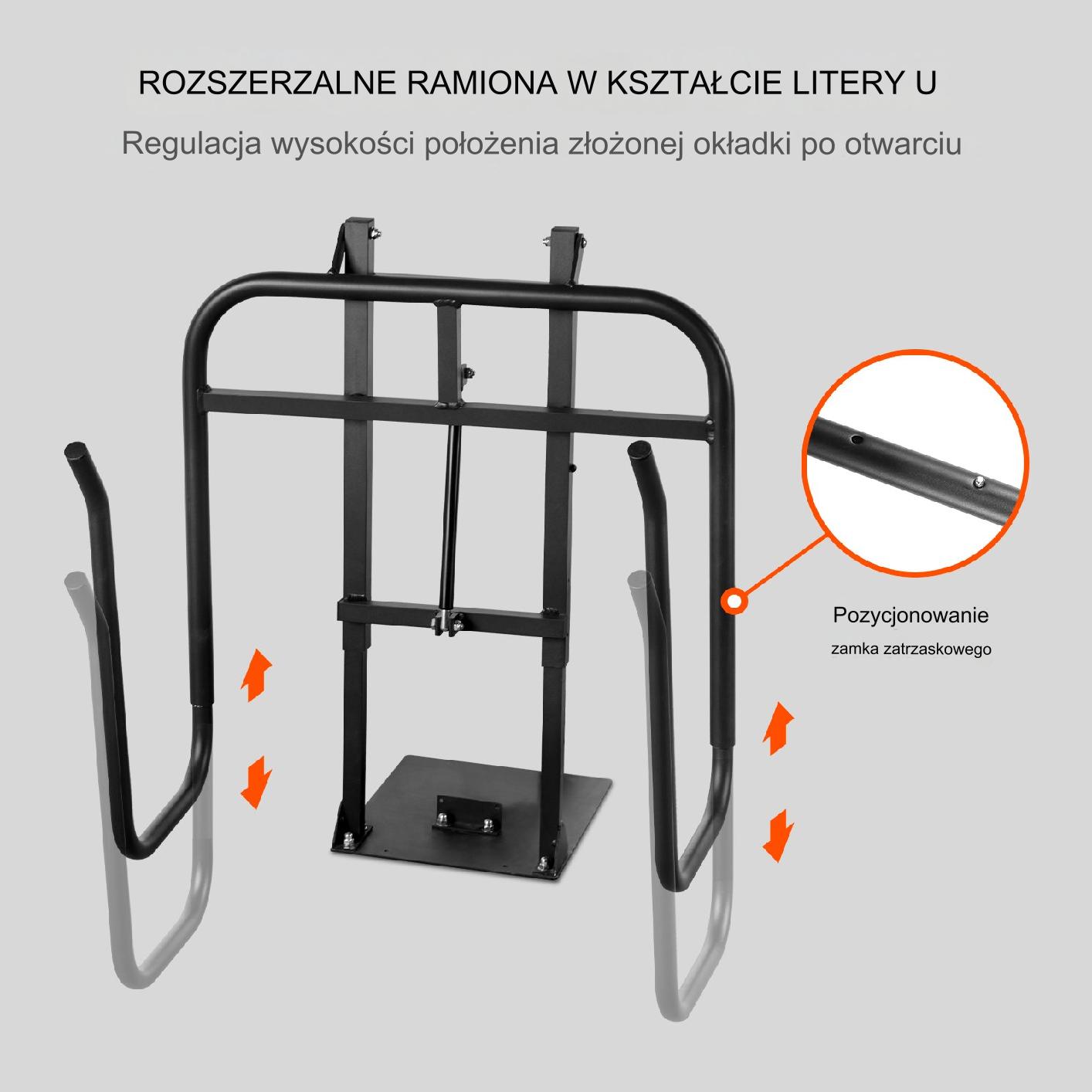 Podnośnik pokrywy jacuzzi hydrauliczny regulowany 84-105 cm - obrazek 5