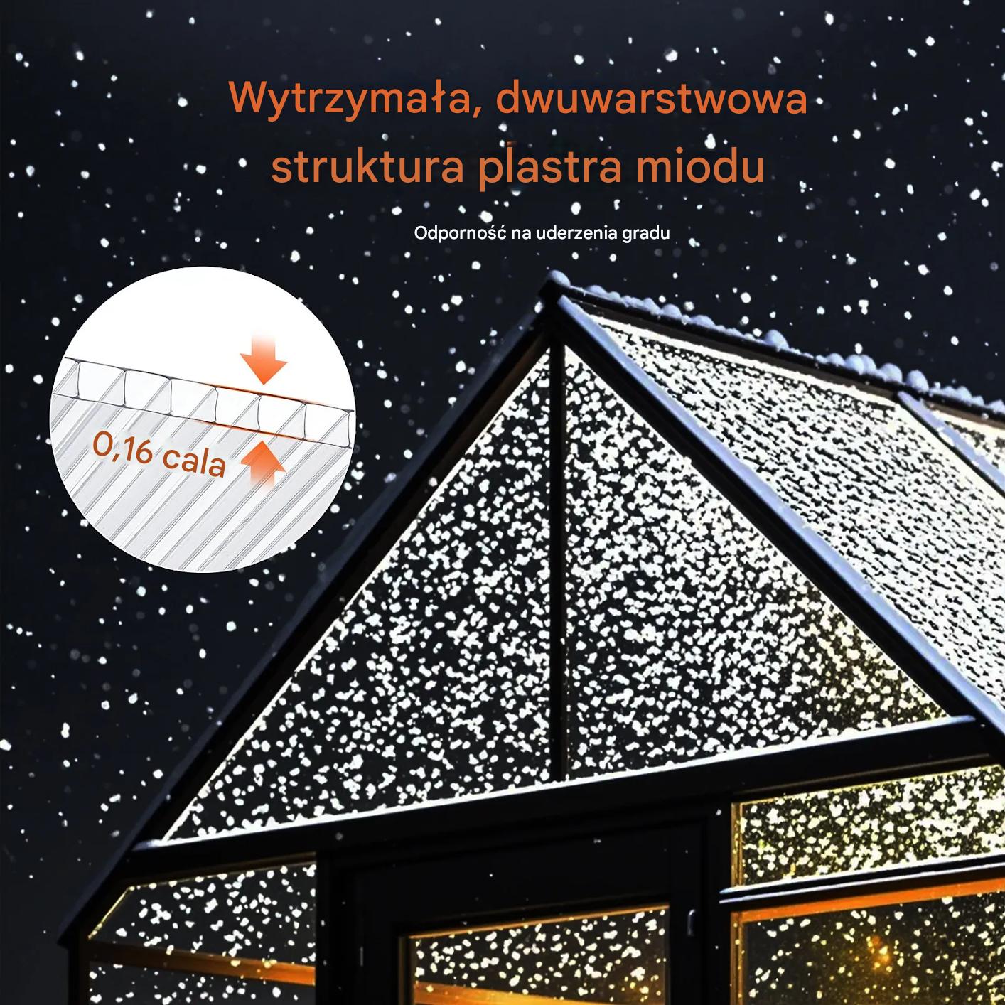 Panele poliwęglanowe do szklarni 24 szt. 61x122 cm dachowe zielone - obrazek 7