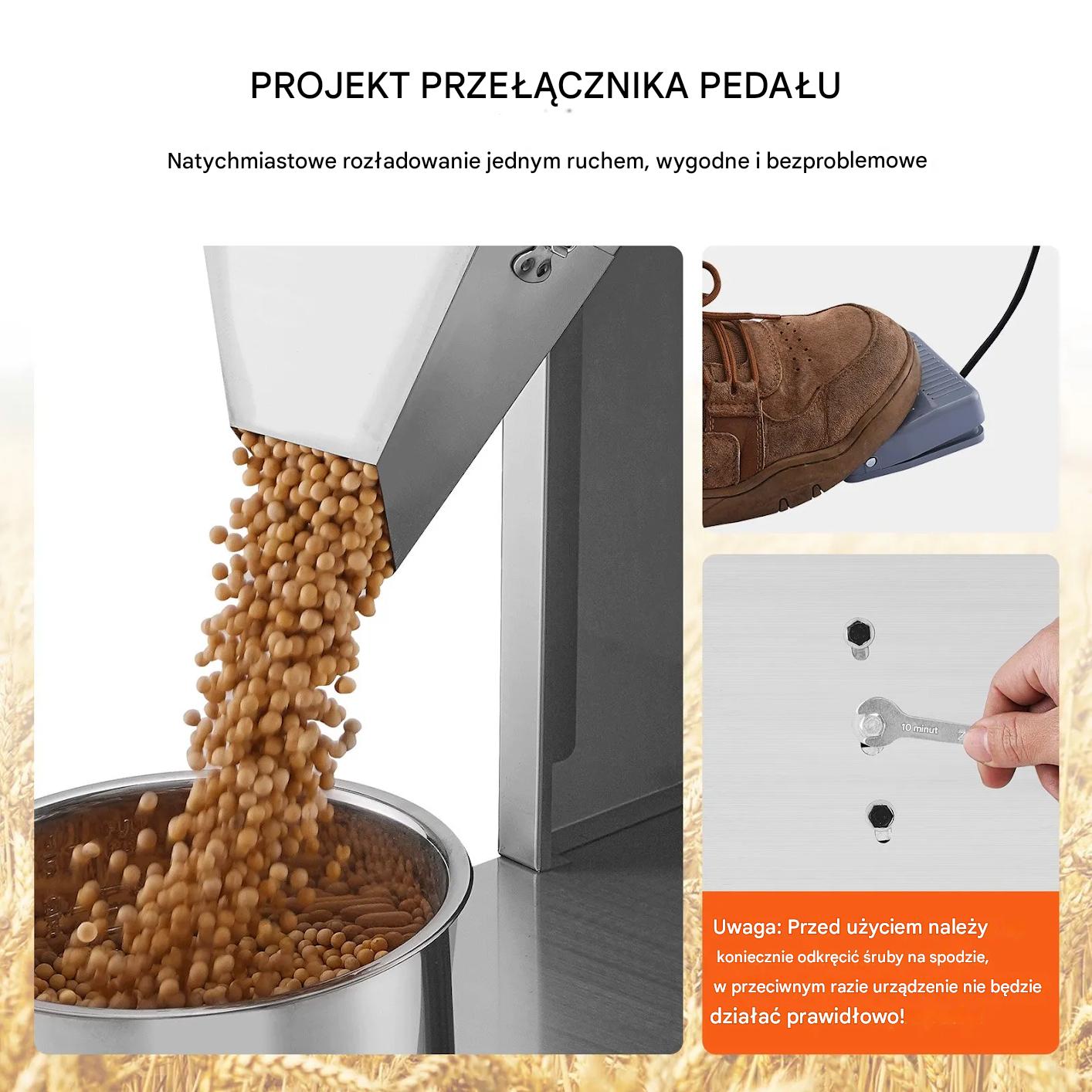 Maszyna do napełniania granulatów 20-3000g automatyczna stal nierdzewna - obrazek 6