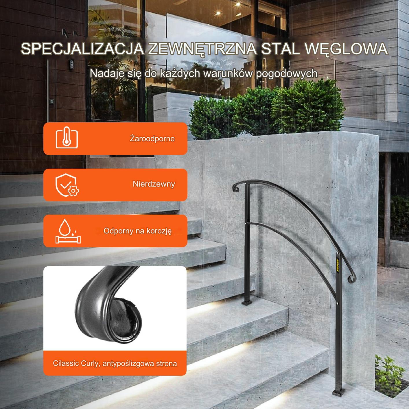 Poręcz Balustrady na 3 Schodki - obrazek 3