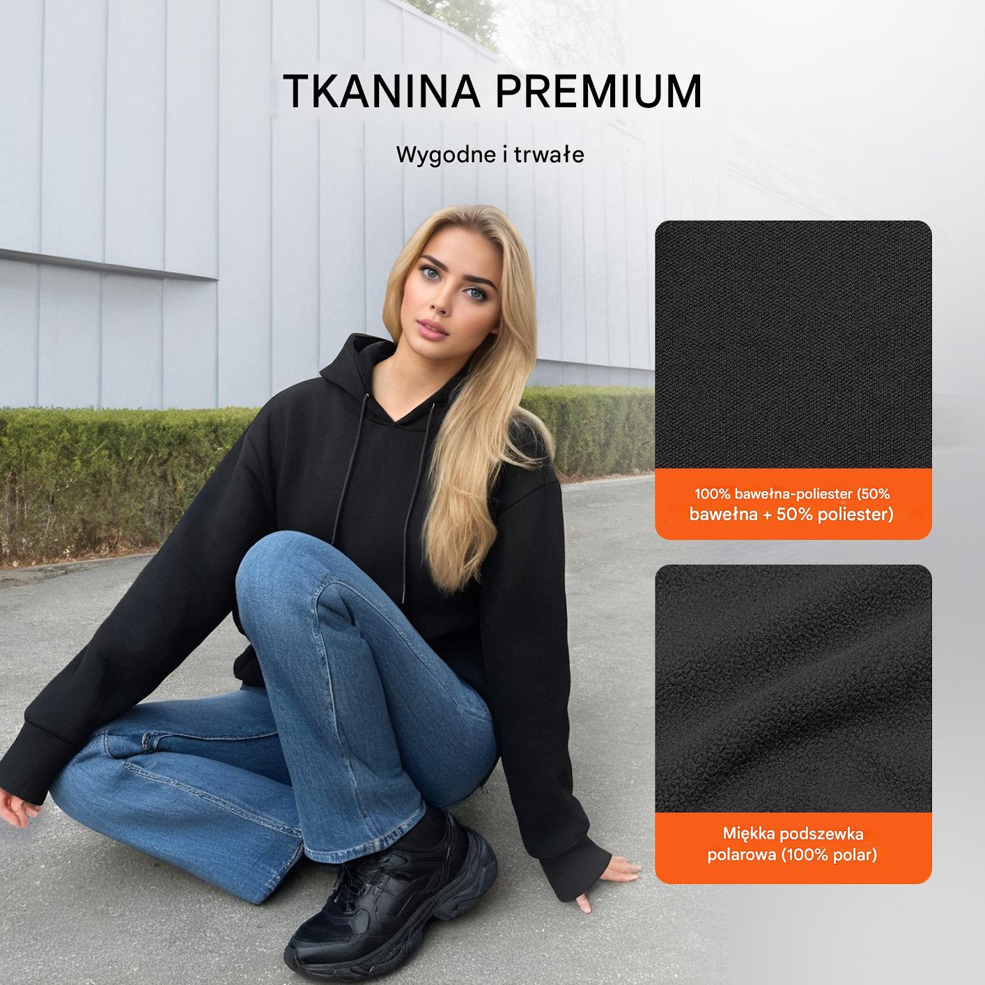 Podgrzewana Bluza z Kapturem Unisex XXXL - obrazek 3