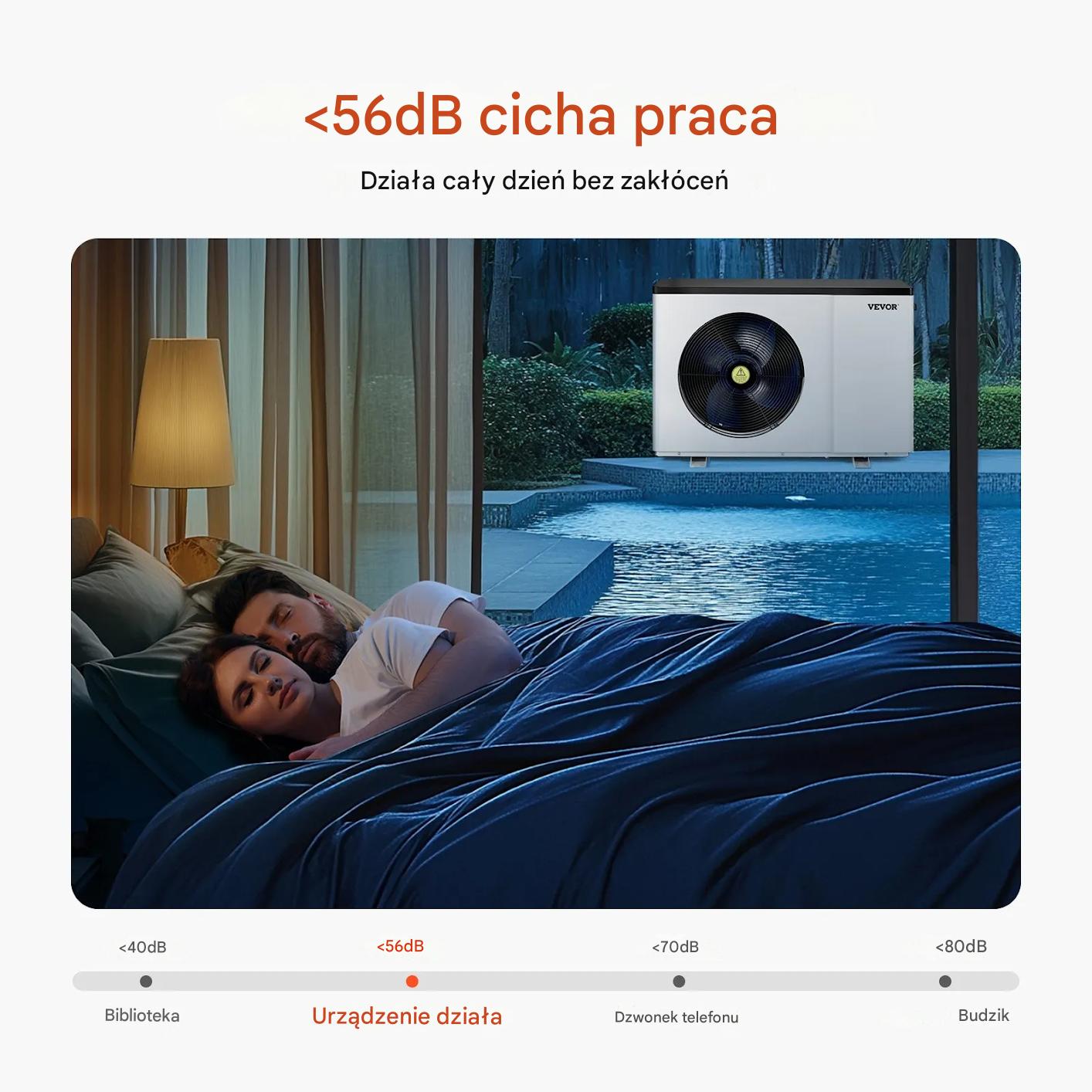 Pompa ciepła basenowa energooszczędna 1,5–7,1 kW inwerter do basenu - obrazek 6