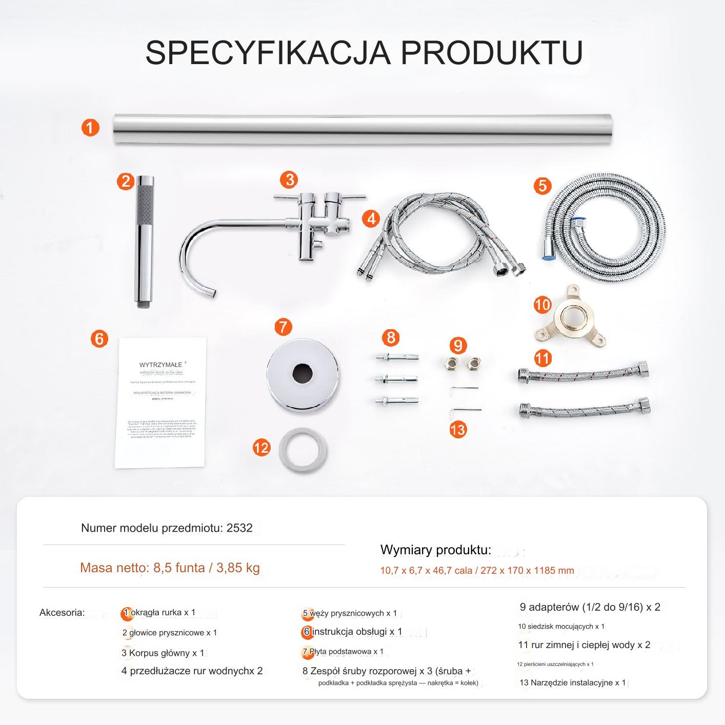 Wolnostojąca Bateria Wannowa - obrazek 2