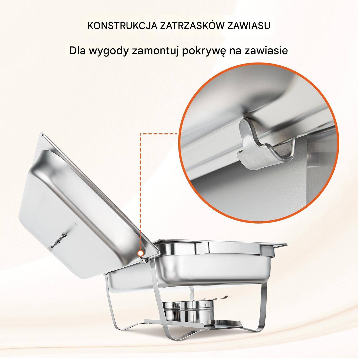 Bemar Zestaw 2 naczyń do podgrzewania 7,5 l - obrazek 3