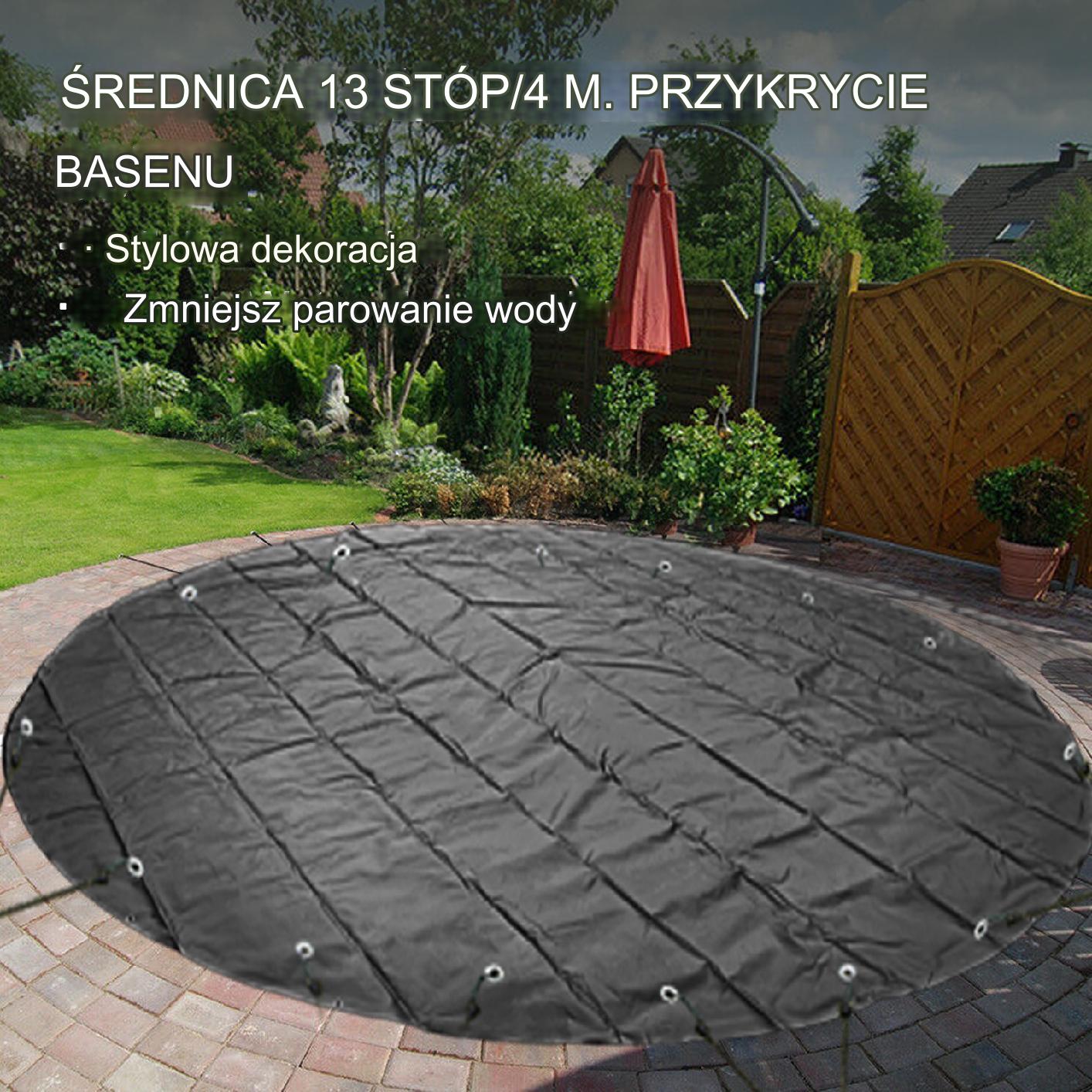 Pokrywa plandeka folia do basenu stelażowego 4 m - obrazek 4