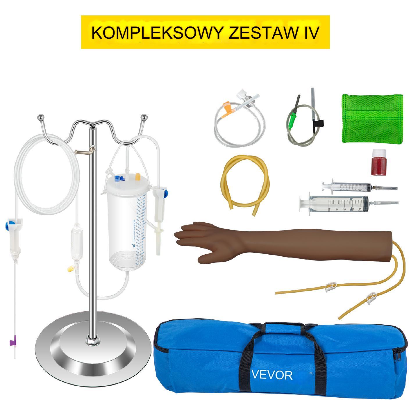 Fantom ręka ramię wkłucia iniekcje trenażer mocna zestaw nauka medyczna BHP - obrazek 6