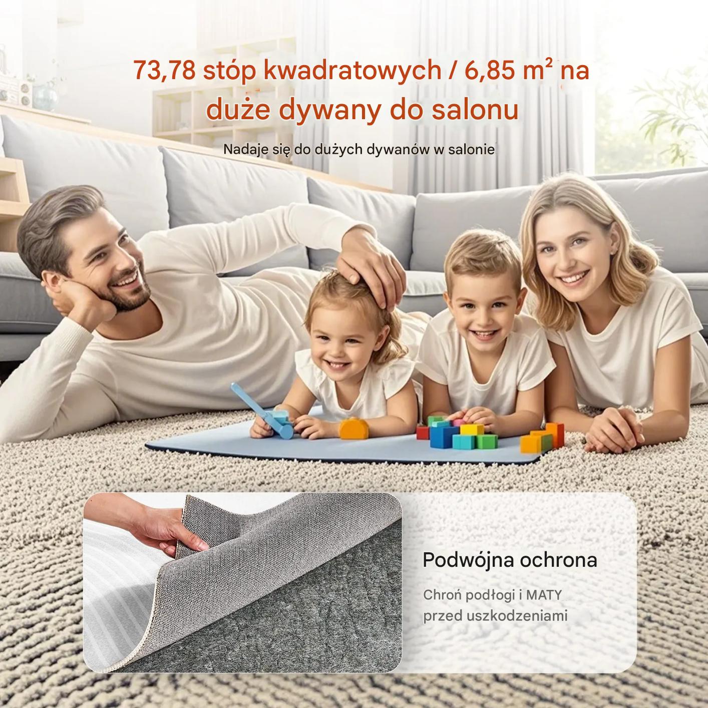Podkładka pod dywan 2240x3060mm antypoślizgowa 6mm do wszystkich podłóg - obrazek 4