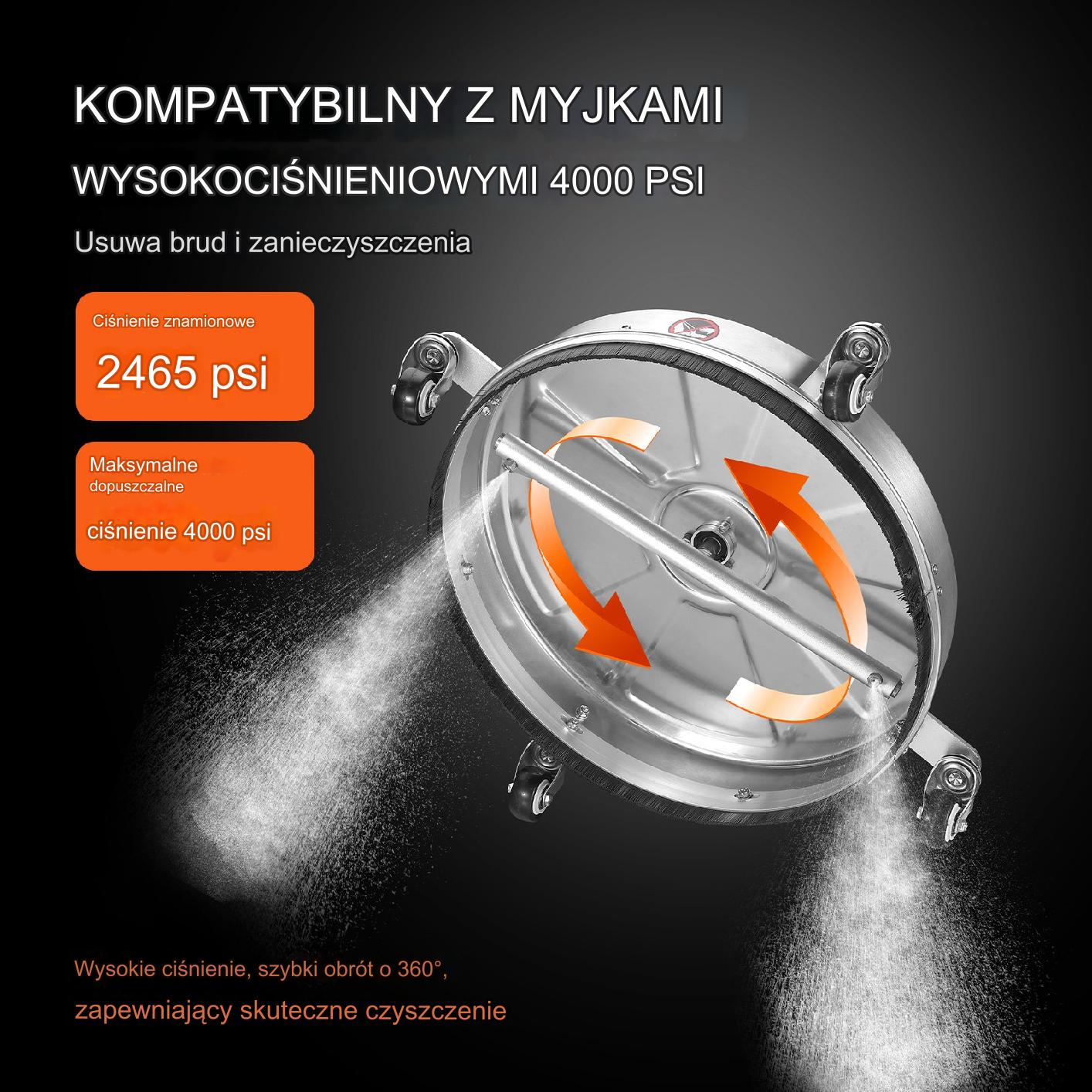 Myjka CIśnieniowa z Kółkami - obrazek 3